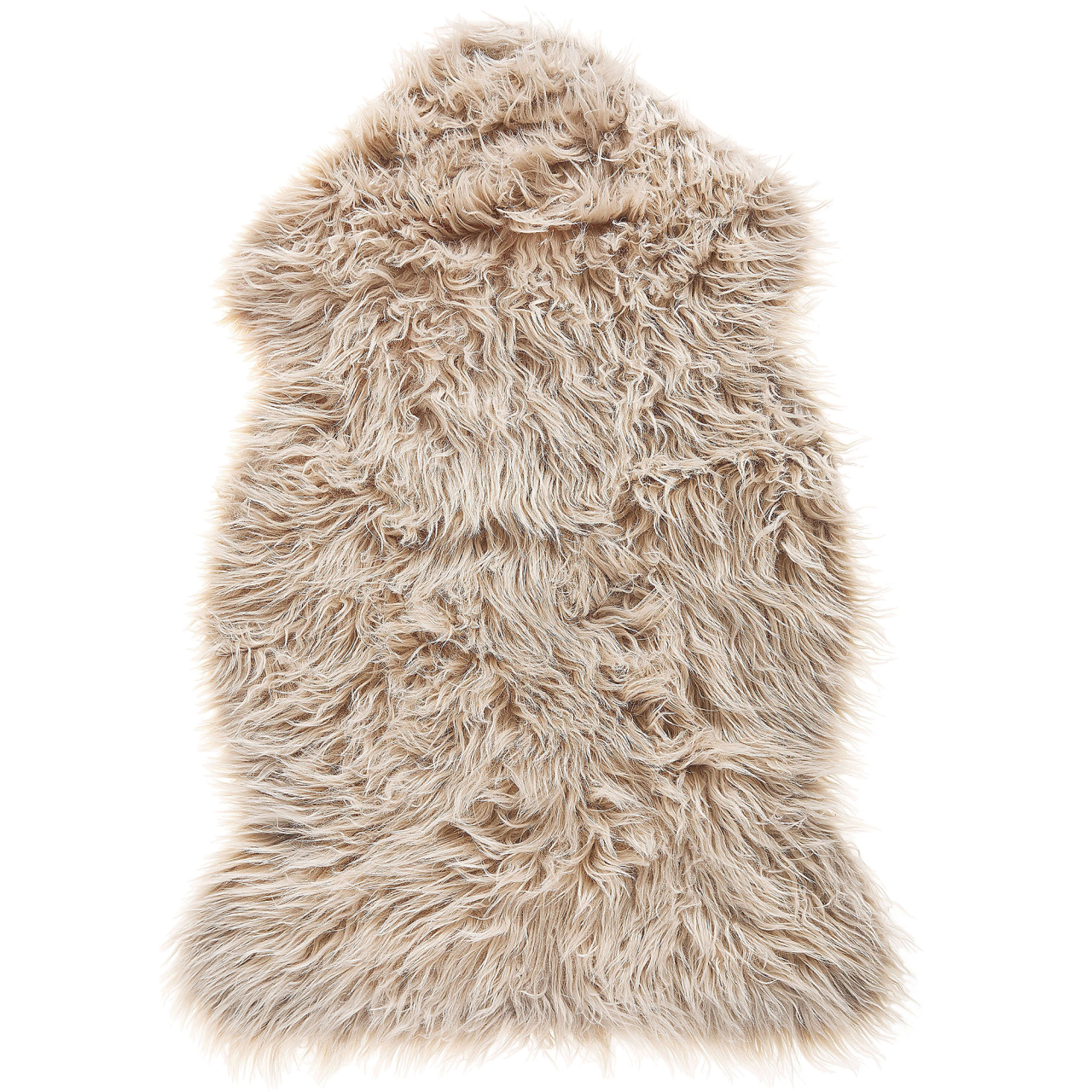 MUNGO faux fur rug Beige 63 x 95 cm [2]