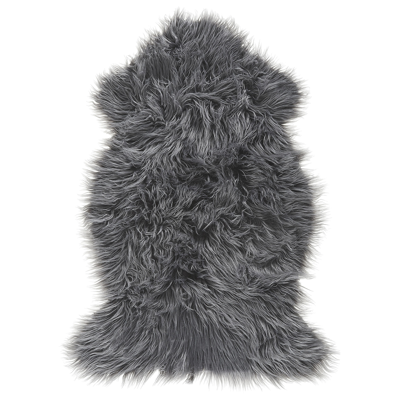 Faux fur rug MUNGO Grey 63 x 95 cm [2]