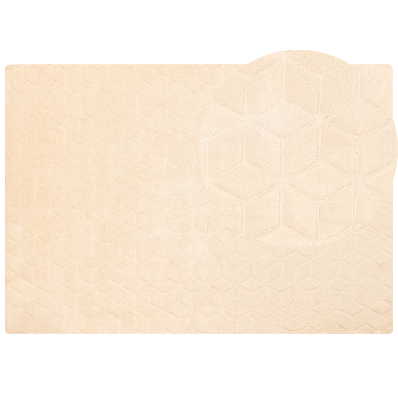 Faux fur rug THATTA Beige 160 x 230 cm [2]