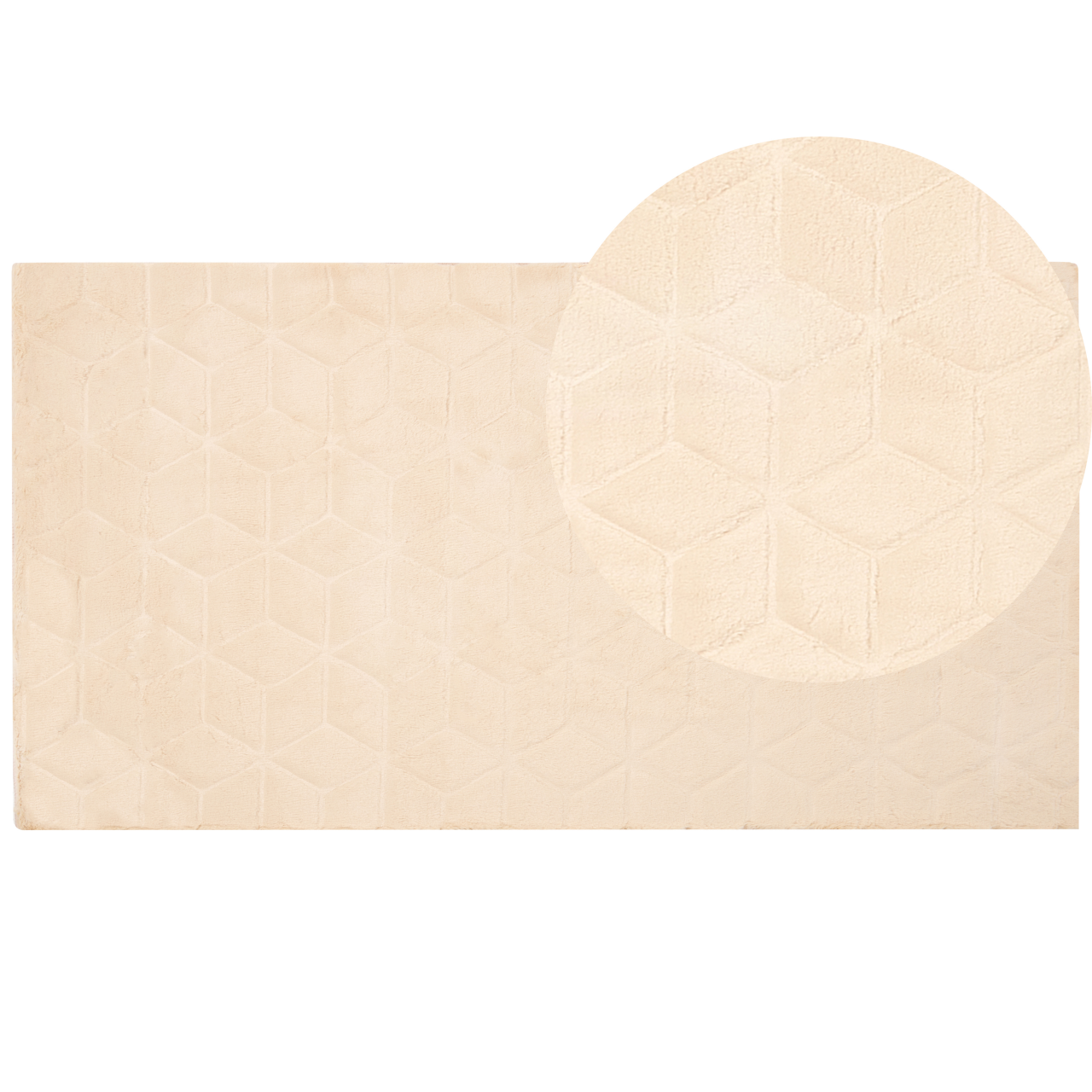 Covor din blană sintetică THATTA Bej 80 x 150 cm [2]