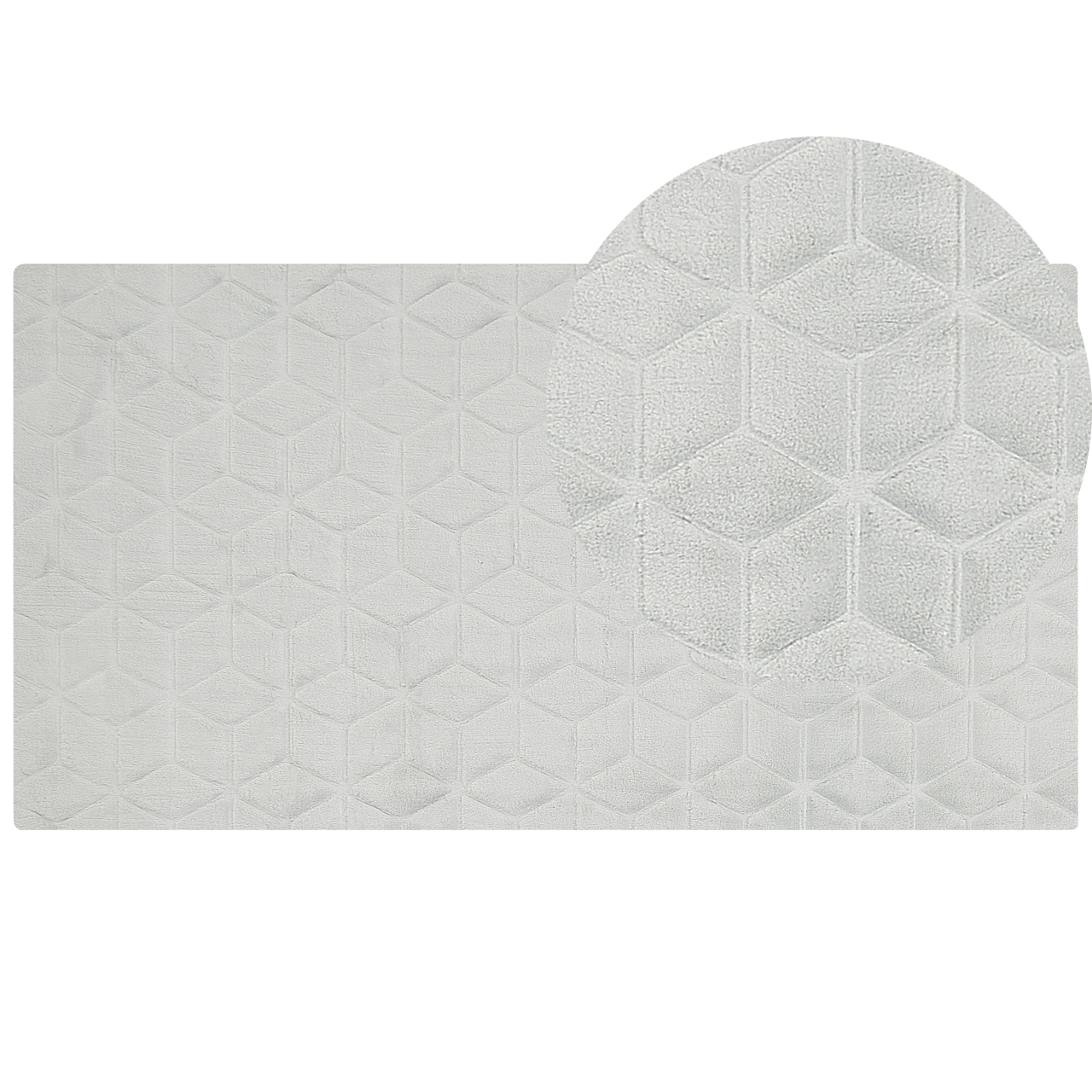 THATTA Light grey shaggy rug 80 x 150 cm [2]