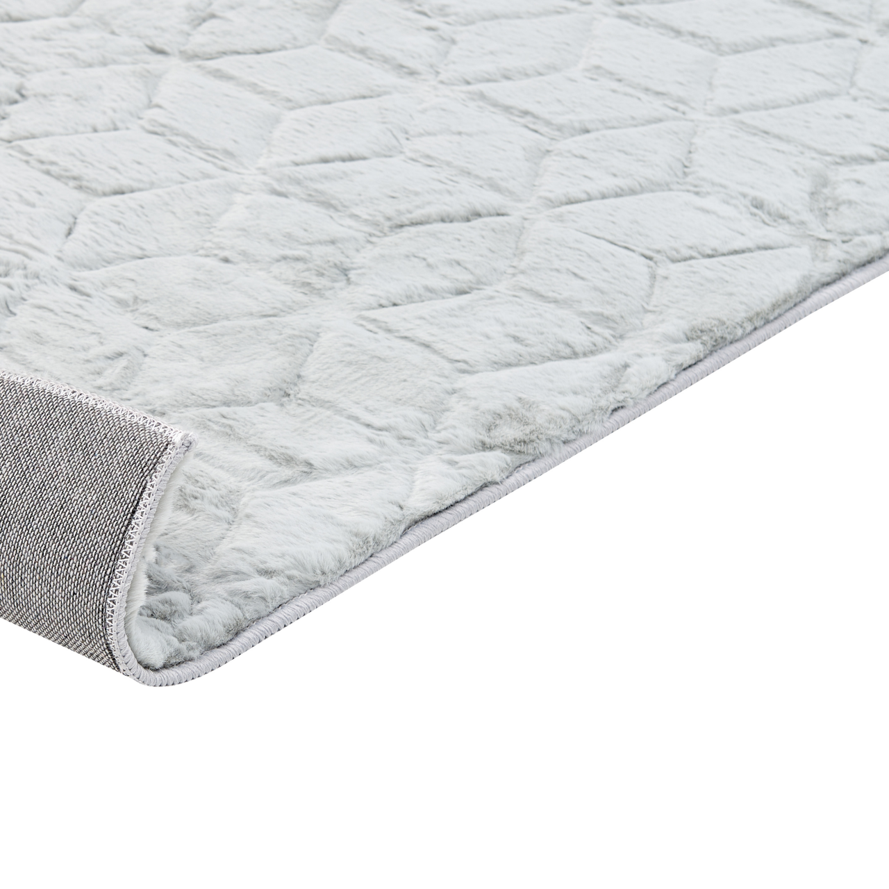 THATTA synthetic fur carpet Light grey 80 x 150 cm [7]