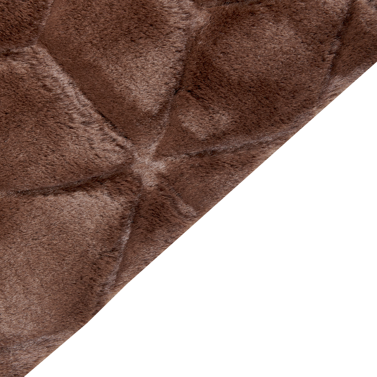 THATTA Faux Fur Carpet Brown 80 x 150 cm [6]