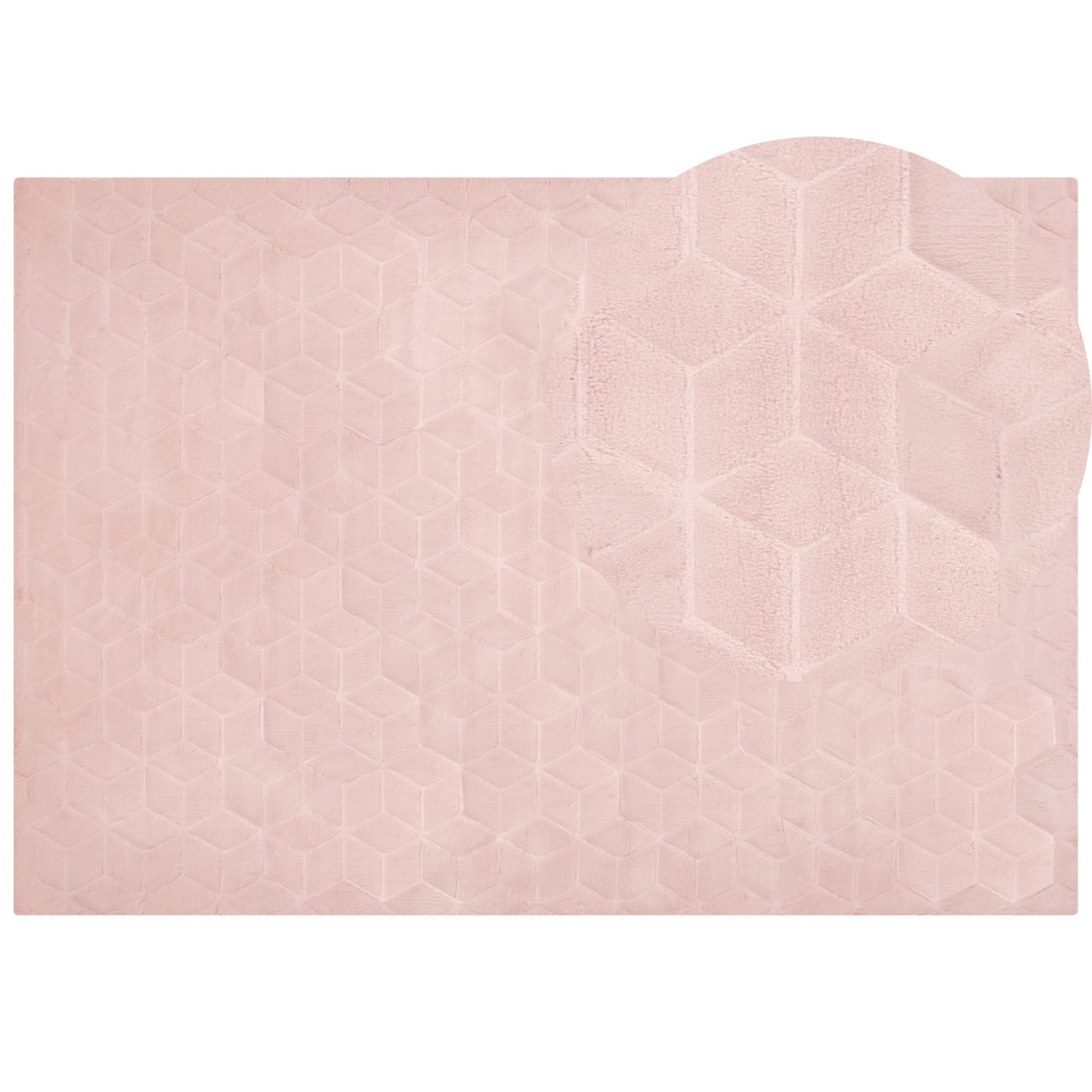 Faux fur rug THATTA Pink 160 x 230 cm [2]