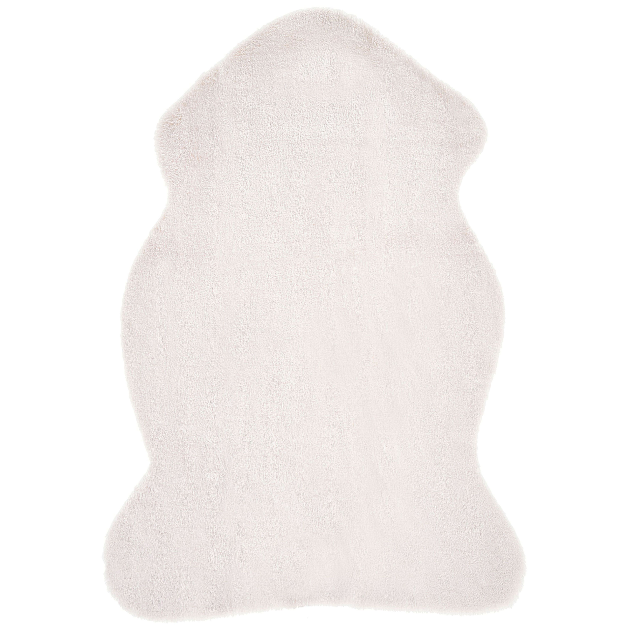 UNDARA faux fur rug Off-white 60 x 90 cm [2]