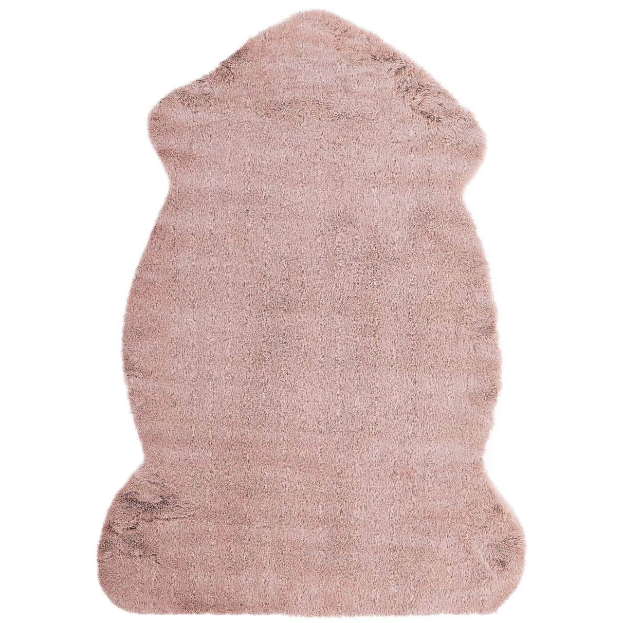 UNDARA Faux Fur Rug Pink 60 x 90 cm [2]