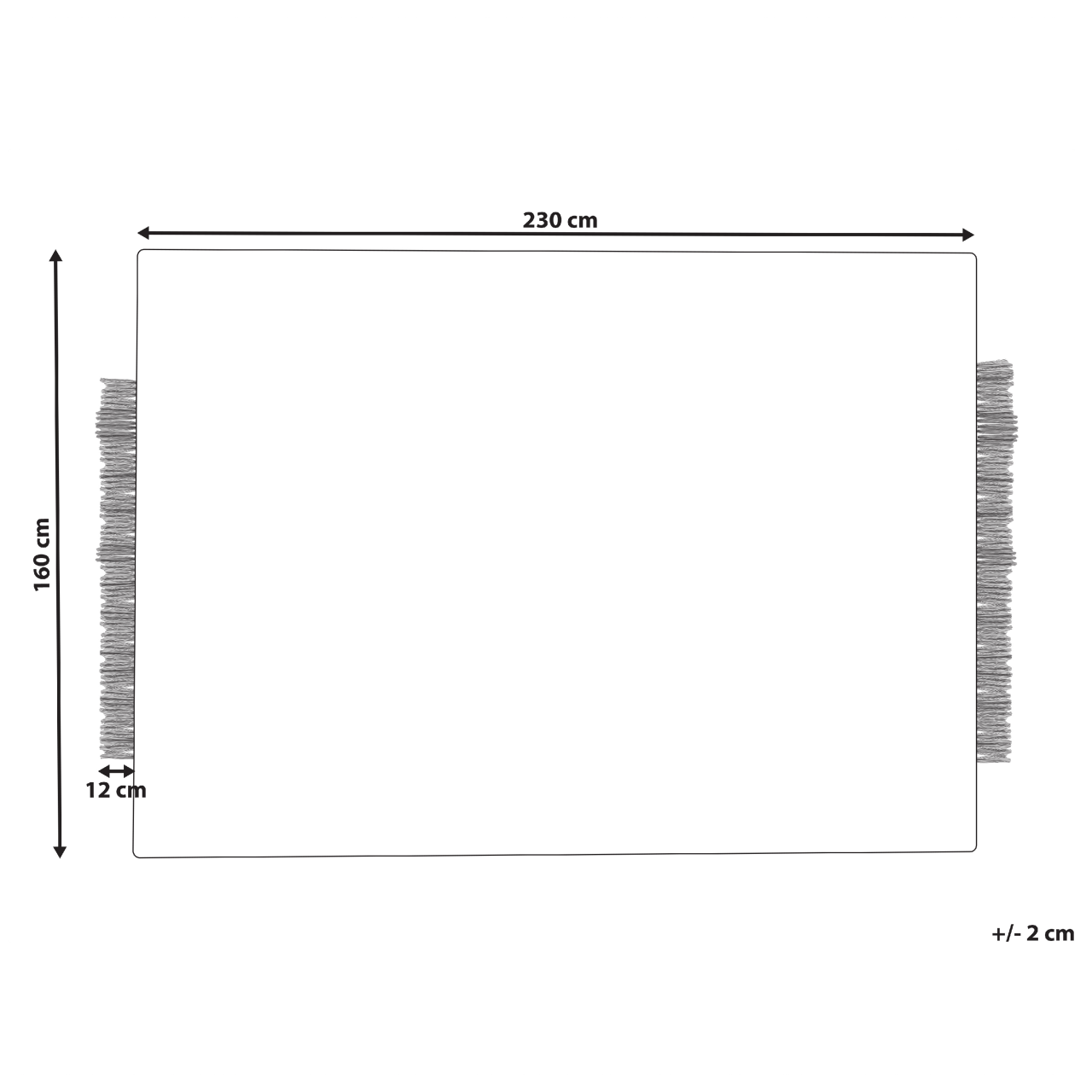 Covor DIVARLI Bej 160 x 230 cm Lână [3]