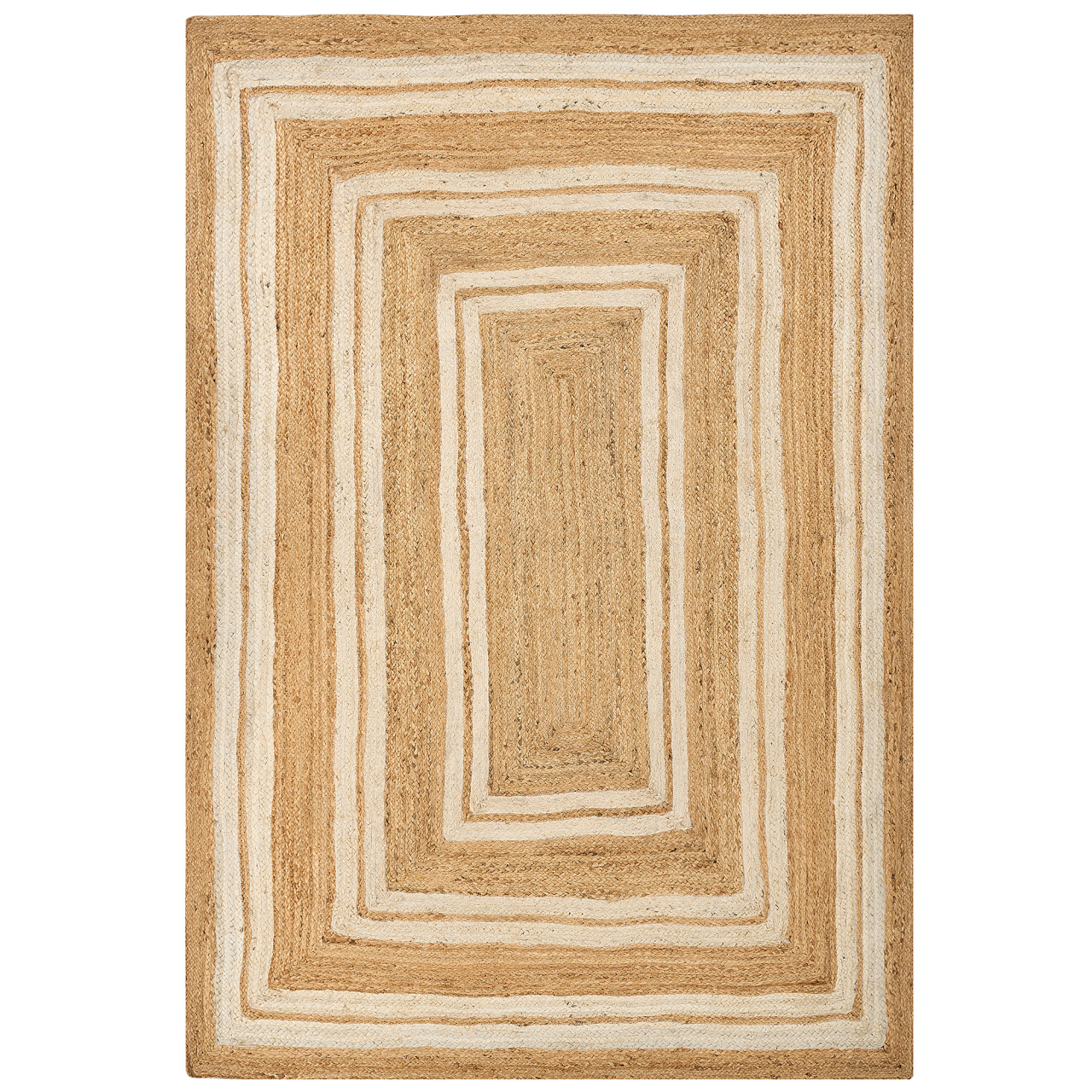 ELMALI Rug Beige 160 x 230 cm Jute [4]