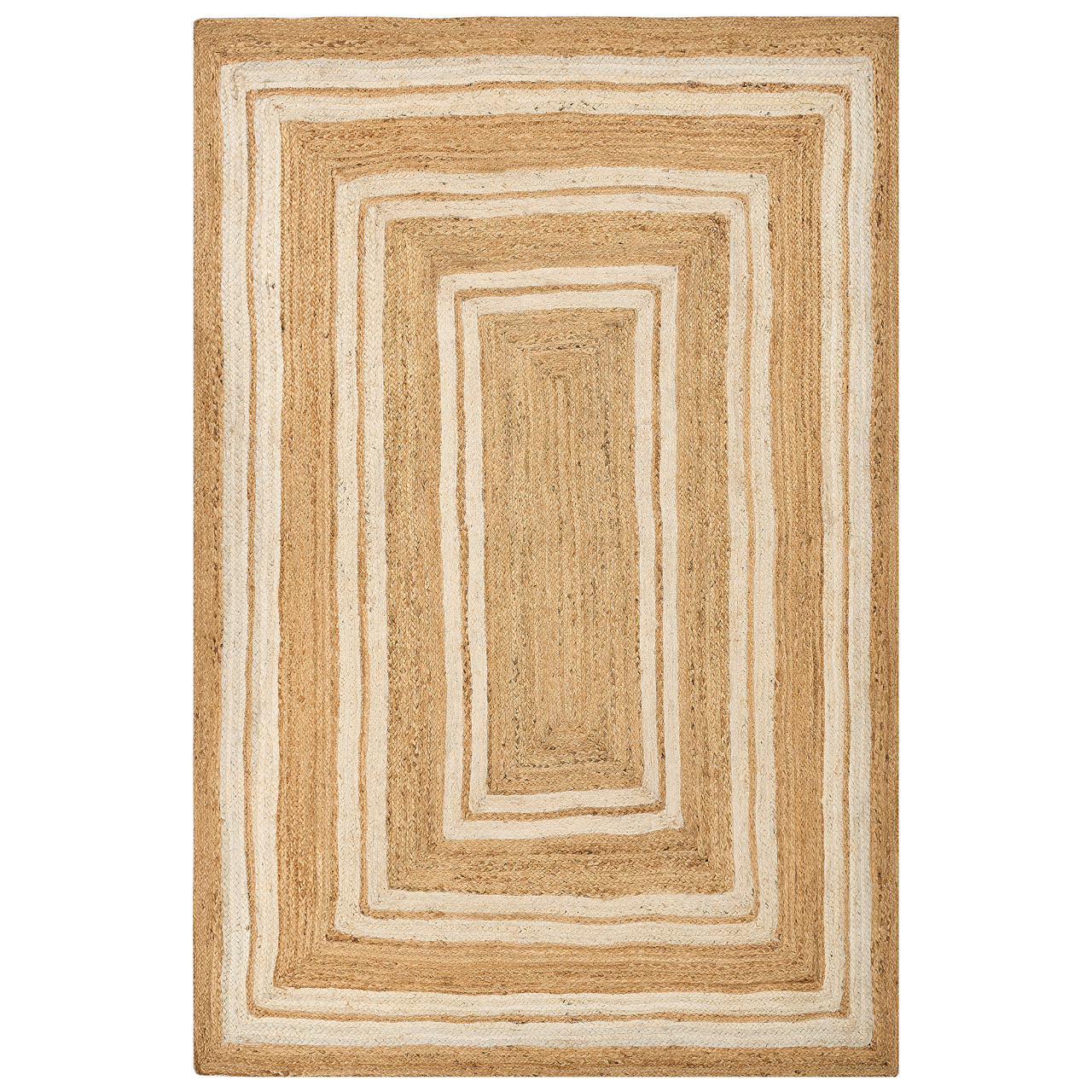 Carpet ELMALI Beige 200 x 300 cm Jute [4]