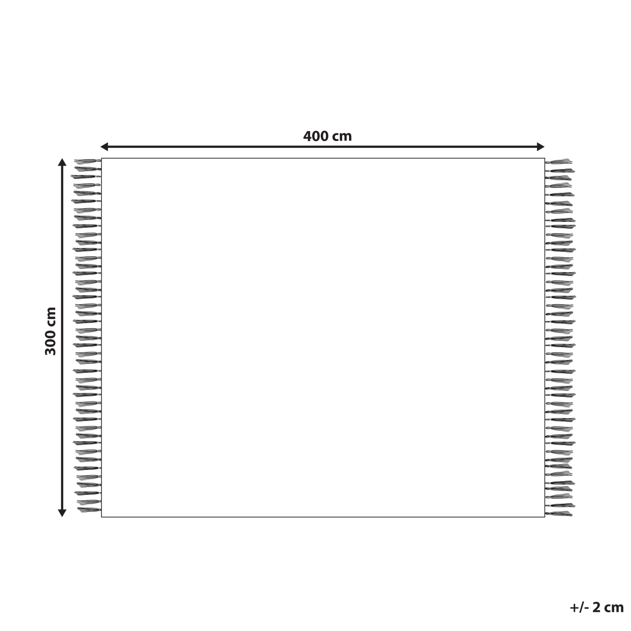 Covor ERICEK Bej 300 x 400 cm Iută [3]