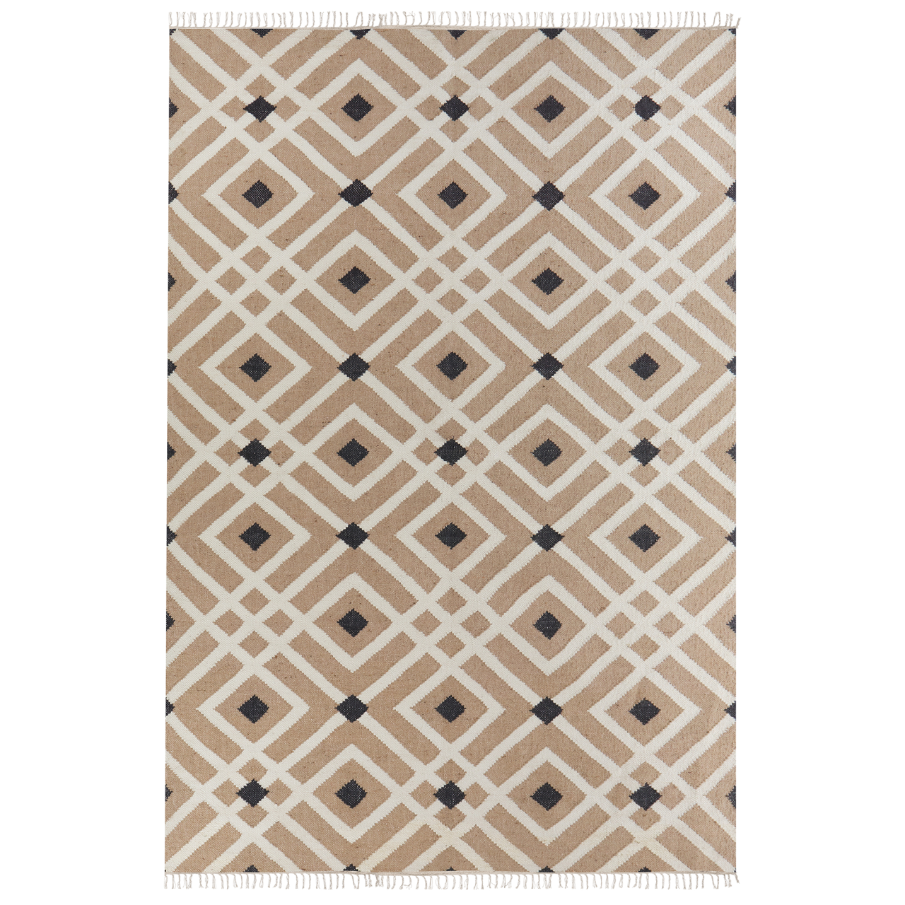 ESENCIK Beige Rug 200 x 300 cm Jute Rug [4]