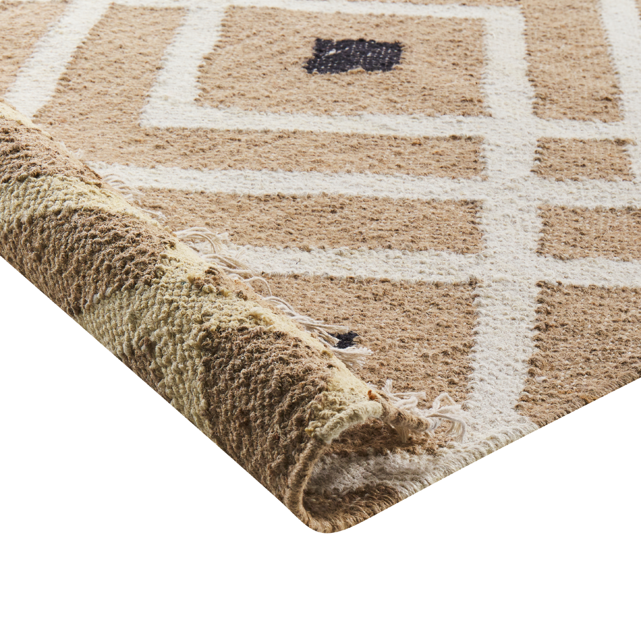 ESENCIK Beige Rug 200 x 300 cm Jute Rug [7]