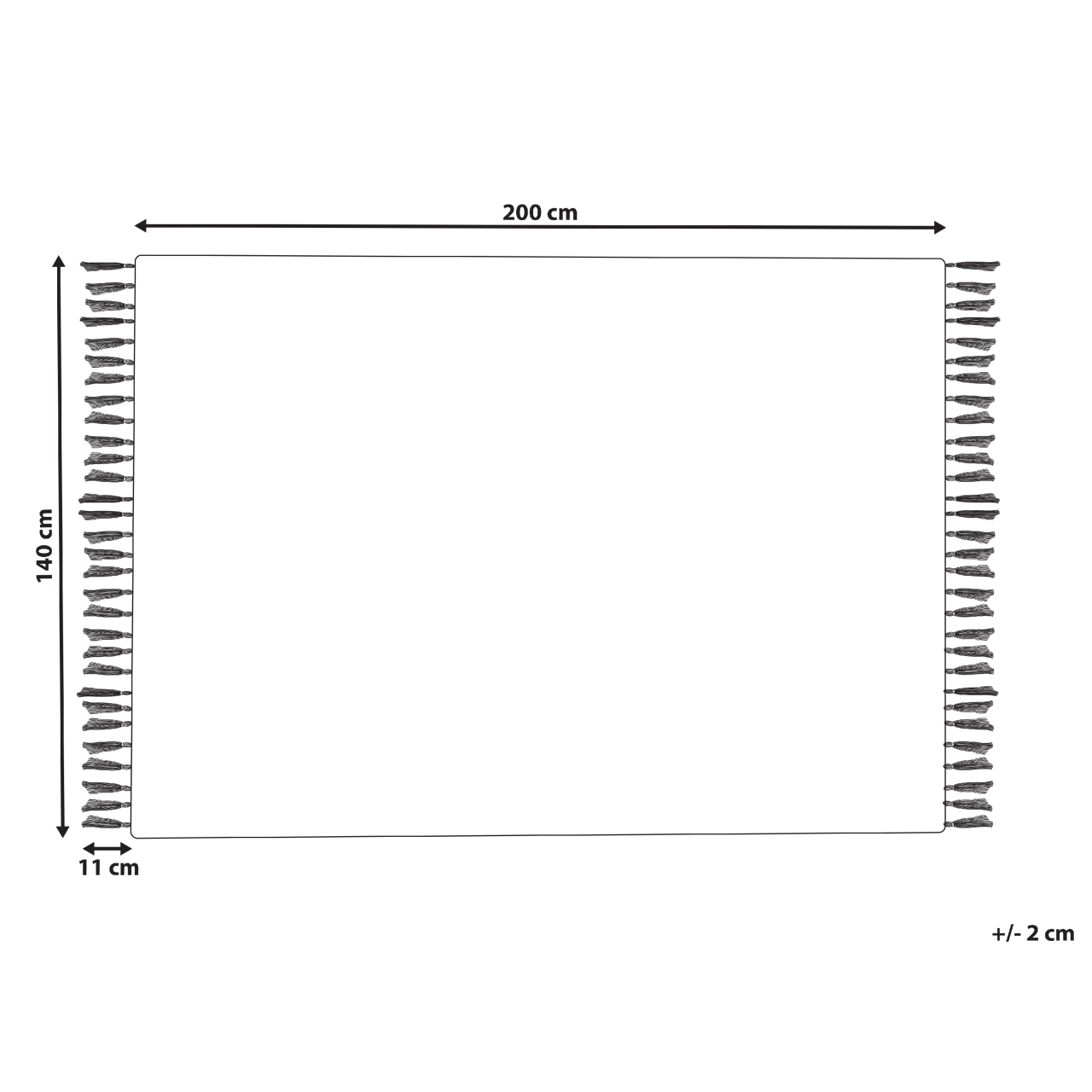 Rug FENER Multicolor 140 x 200 cm Jute [3]