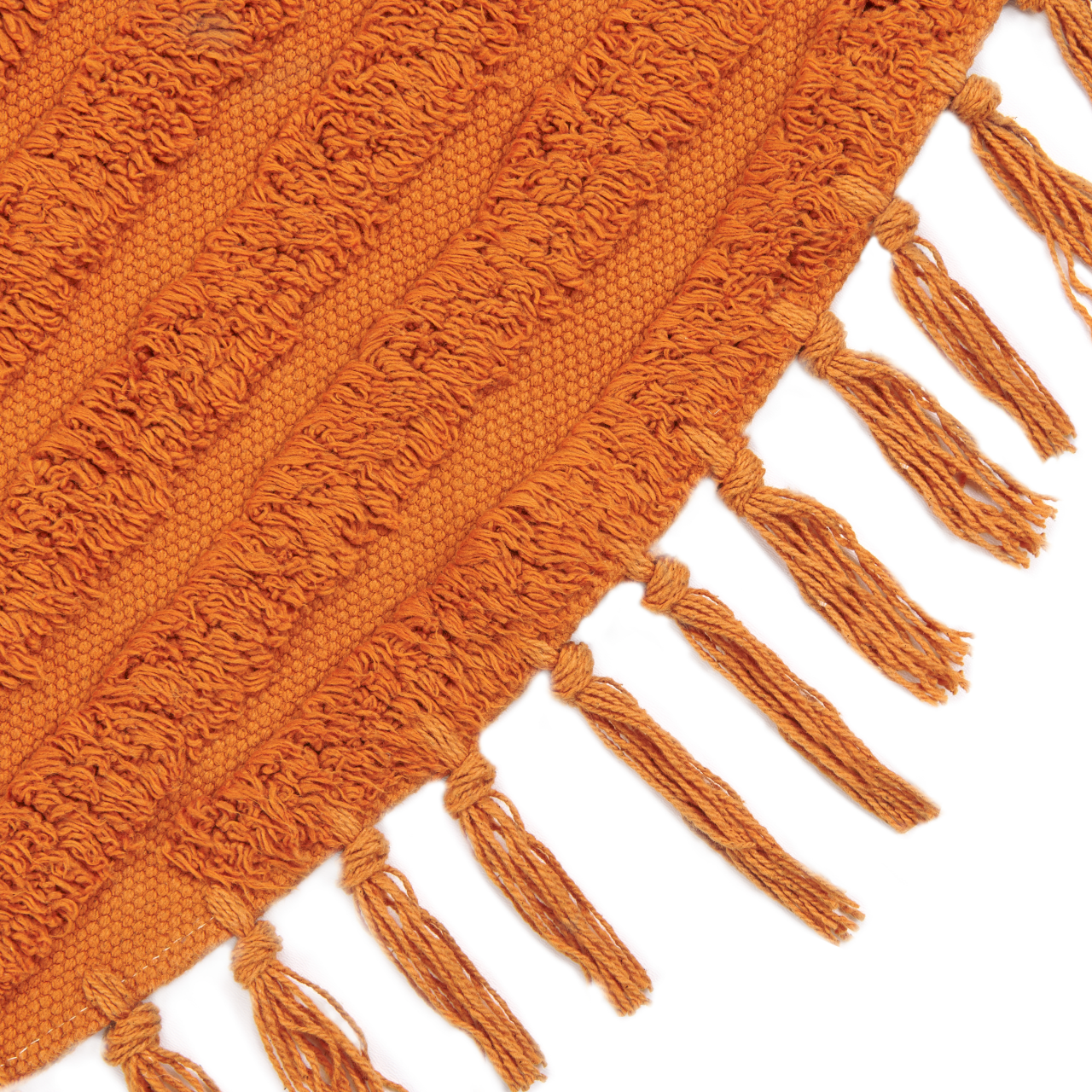 HALFETI Carpet Orange ø 140 cm Cotton [6]