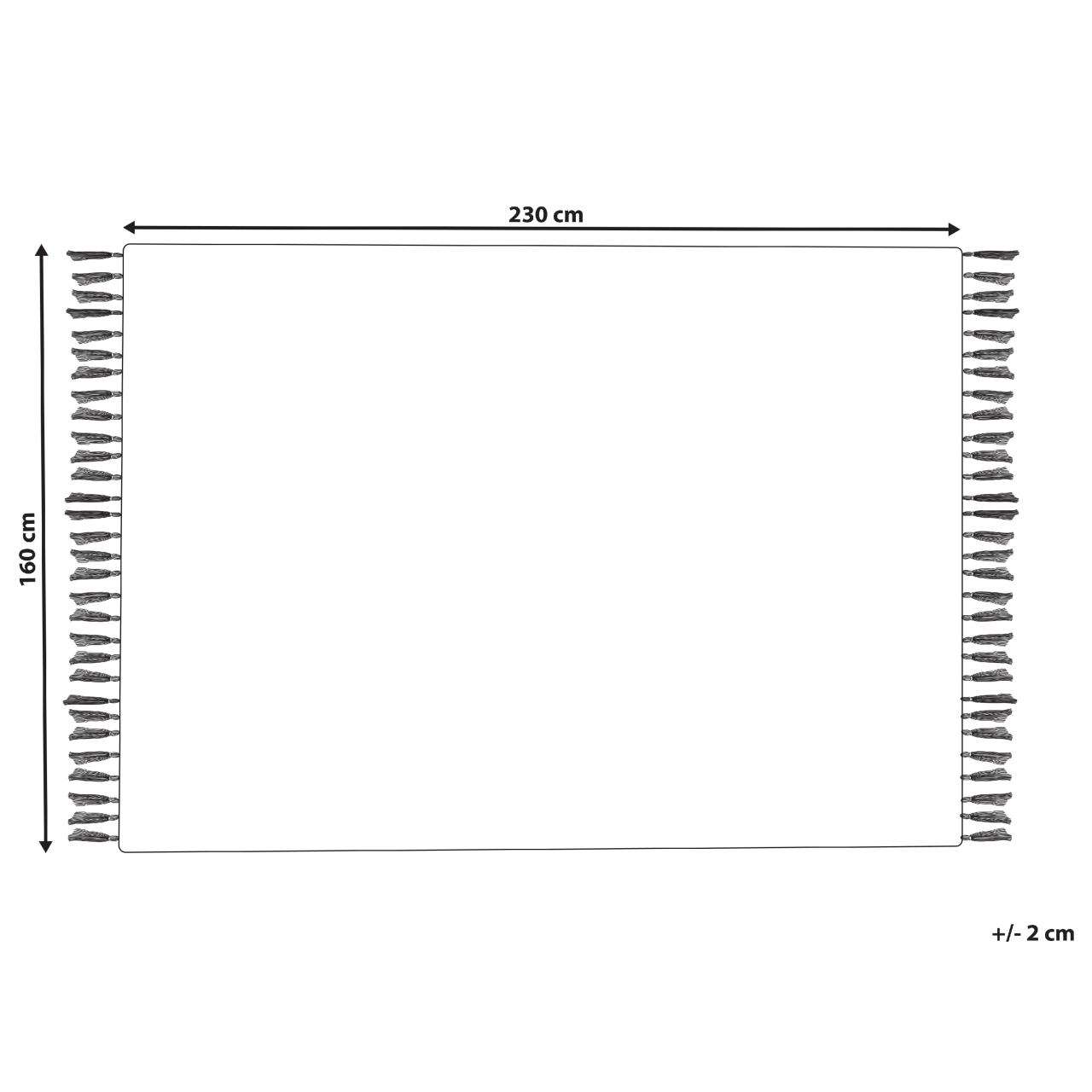 Covor HANDERE Bej 160 x 230 cm Iută [3]
