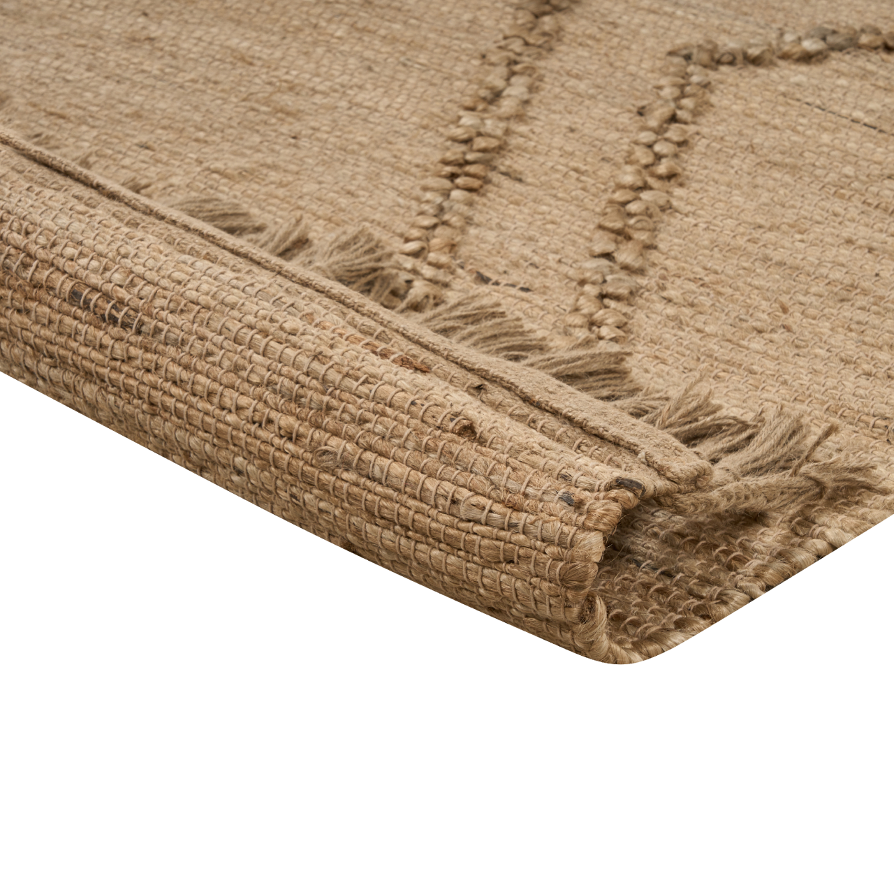 Rug HANDERE Beige 200 x 300 cm Jute [7]