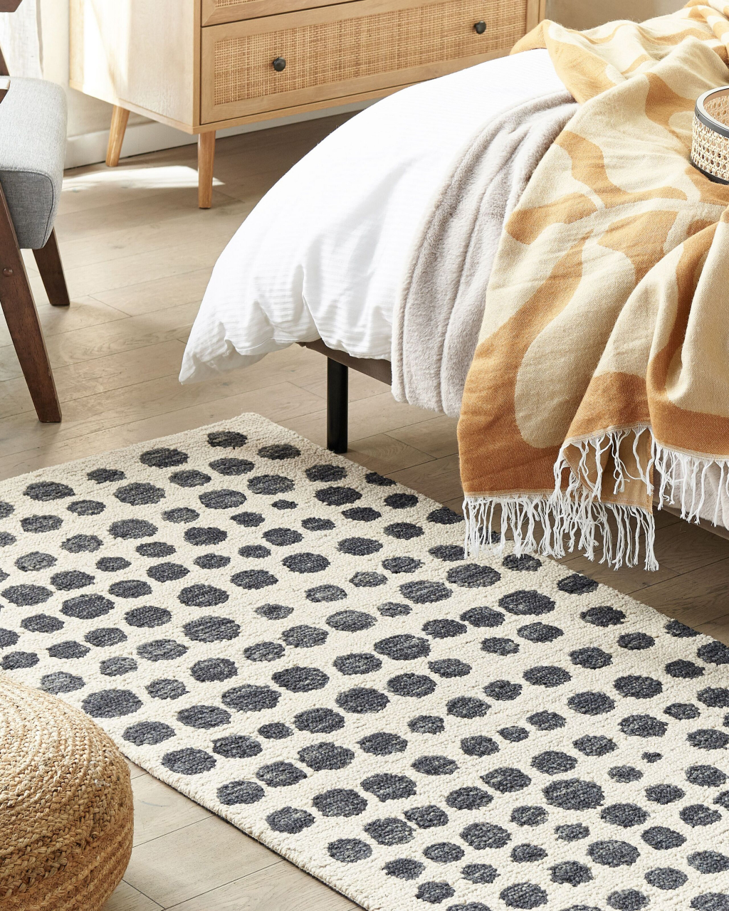 Havran black/white 80 x 150 cm wool [1]