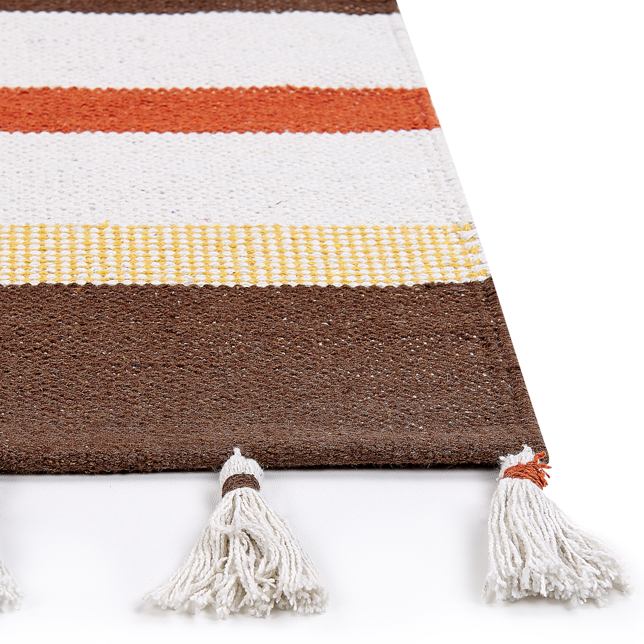 HISARLI Carpet Brown 140 x 200 cm Cotton [4]