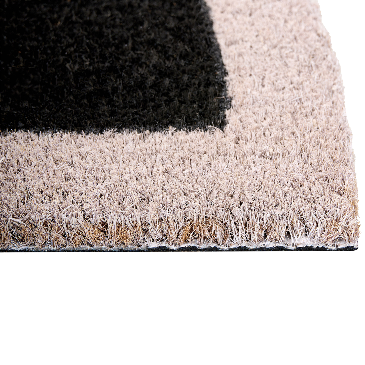 Entrance rug BUHI Black 45 x 75 cm Text Coconut fiber [5]