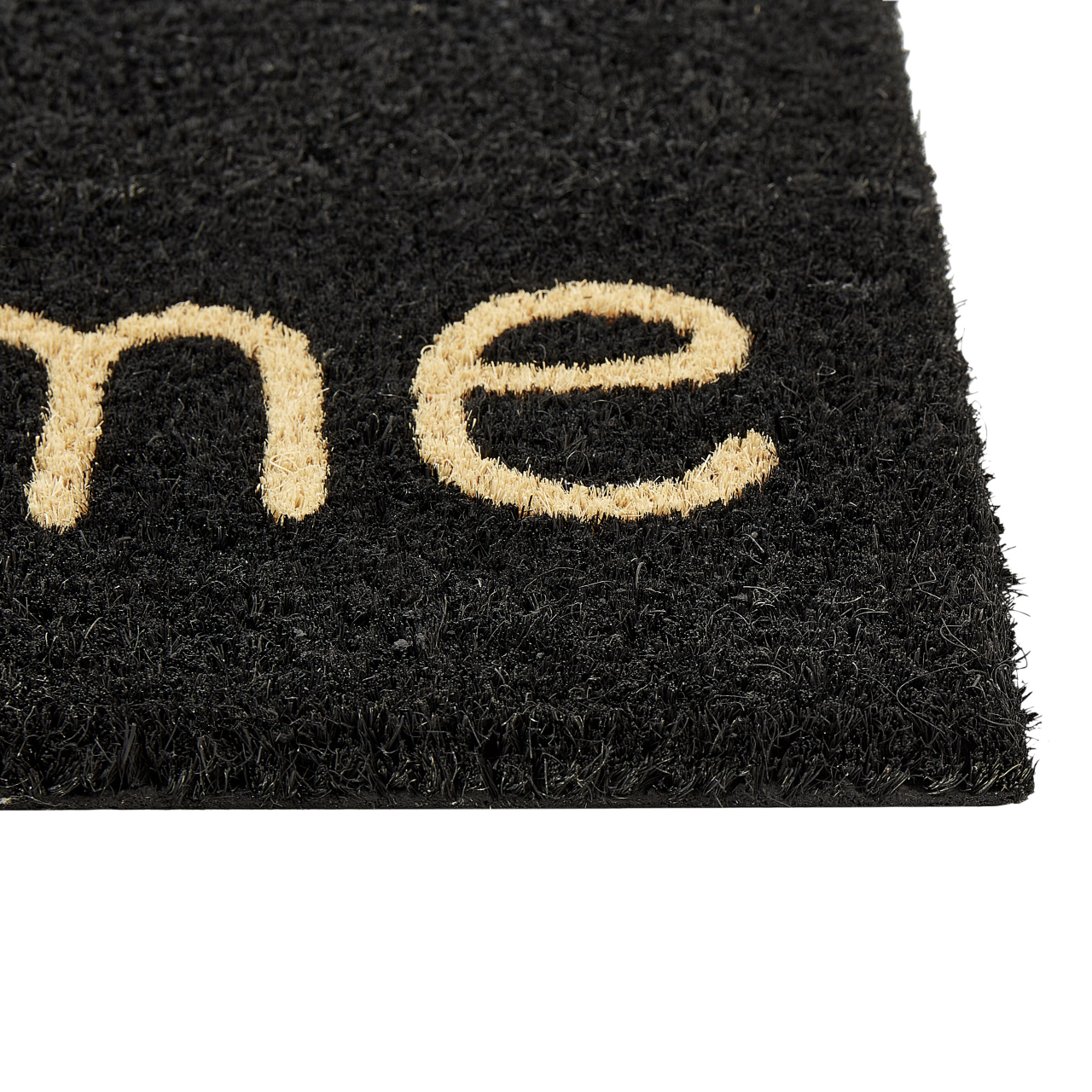 Covor intrare FANSIPAN Negru 40 x 60 cm Text Fibră de nucă de cocos [5]