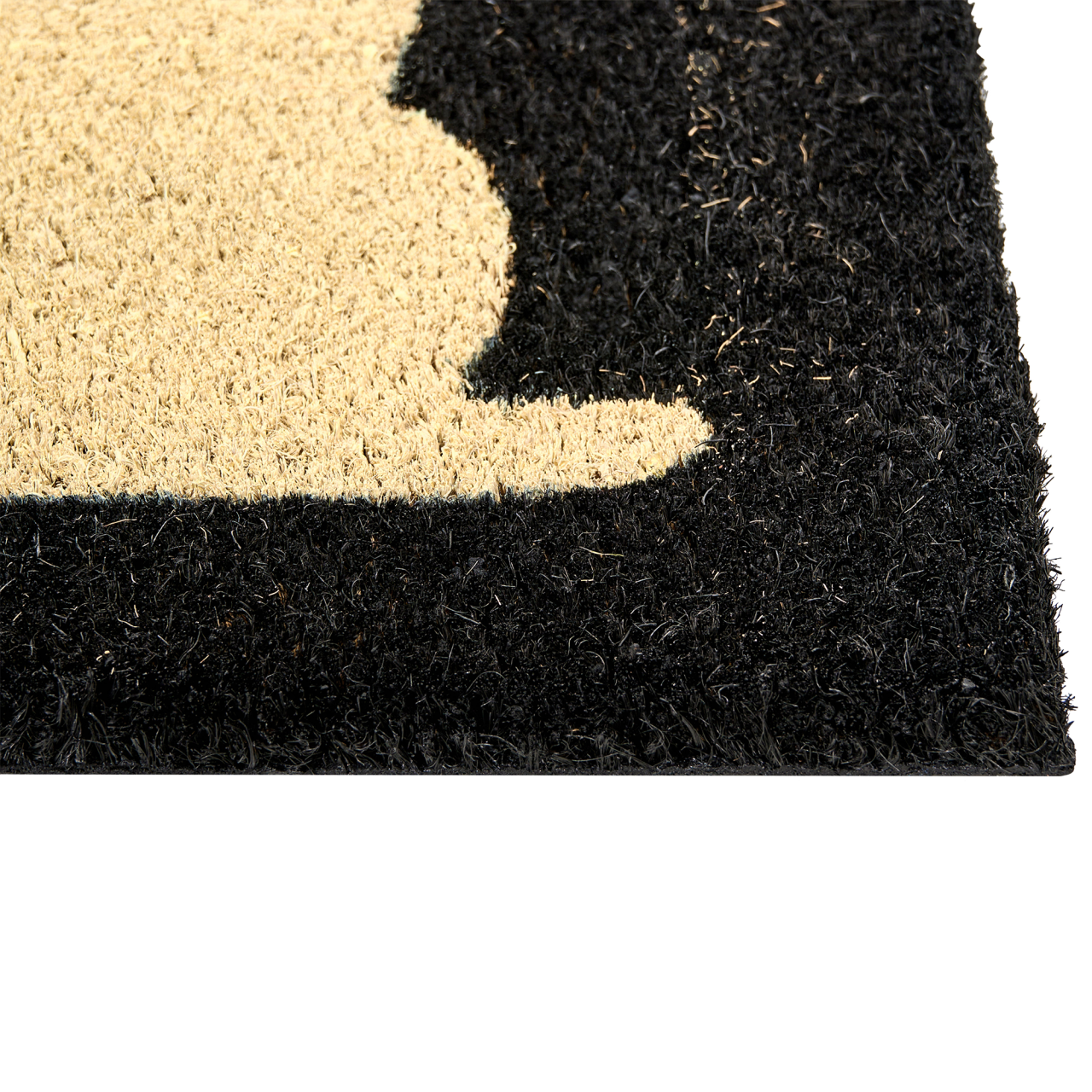 Entrance rug NAPALIT Black 60 x 90 cm Cat Coconut fiber [5]