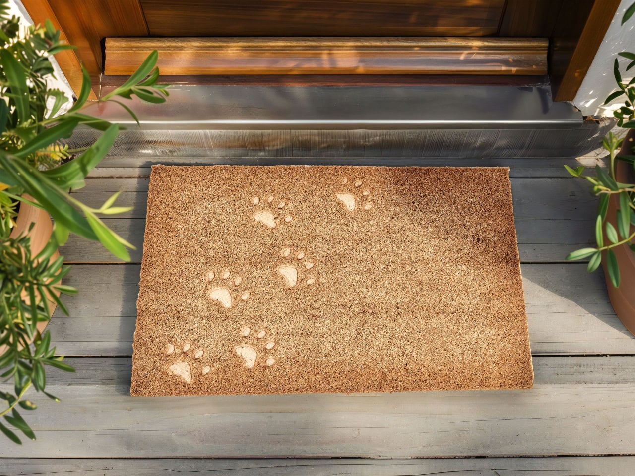 Entrance rug TARLAC Natural 40 x 60 cm Coconut fiber [1]