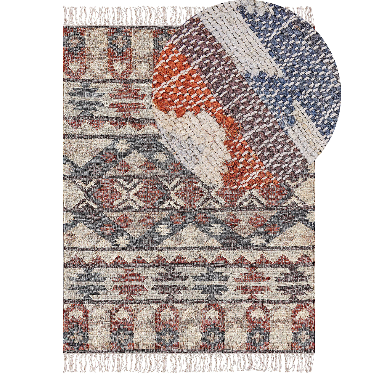 Carpet KALFA Multicolor 140 x 200 cm Jute [2]