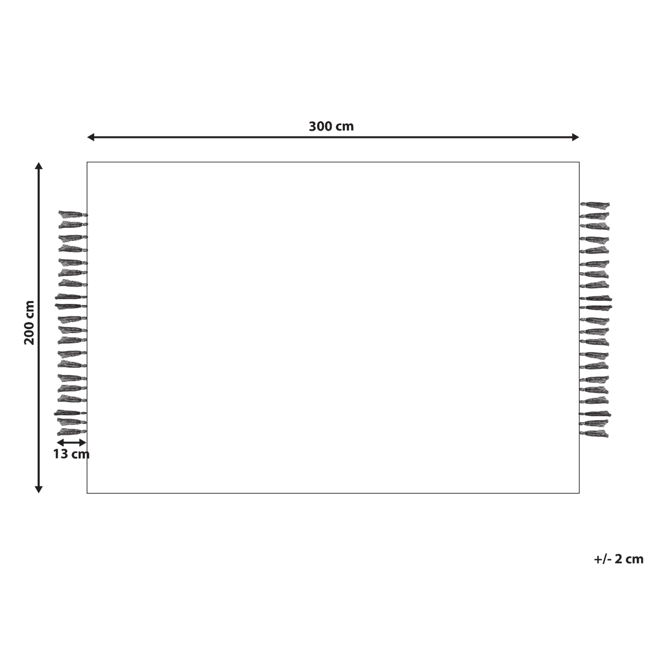Covor KARKIN Bej 200 x 300 cm Iută [3]
