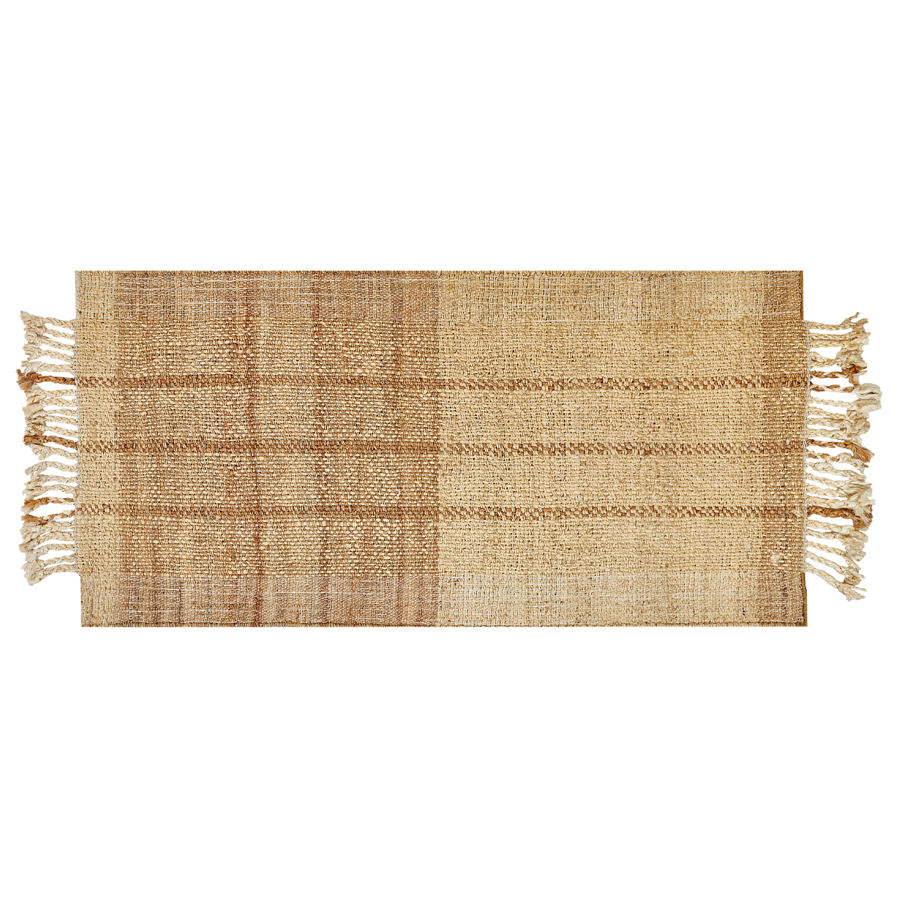 Rug KARKIN Beige 80 x 150 cm Jute [4]