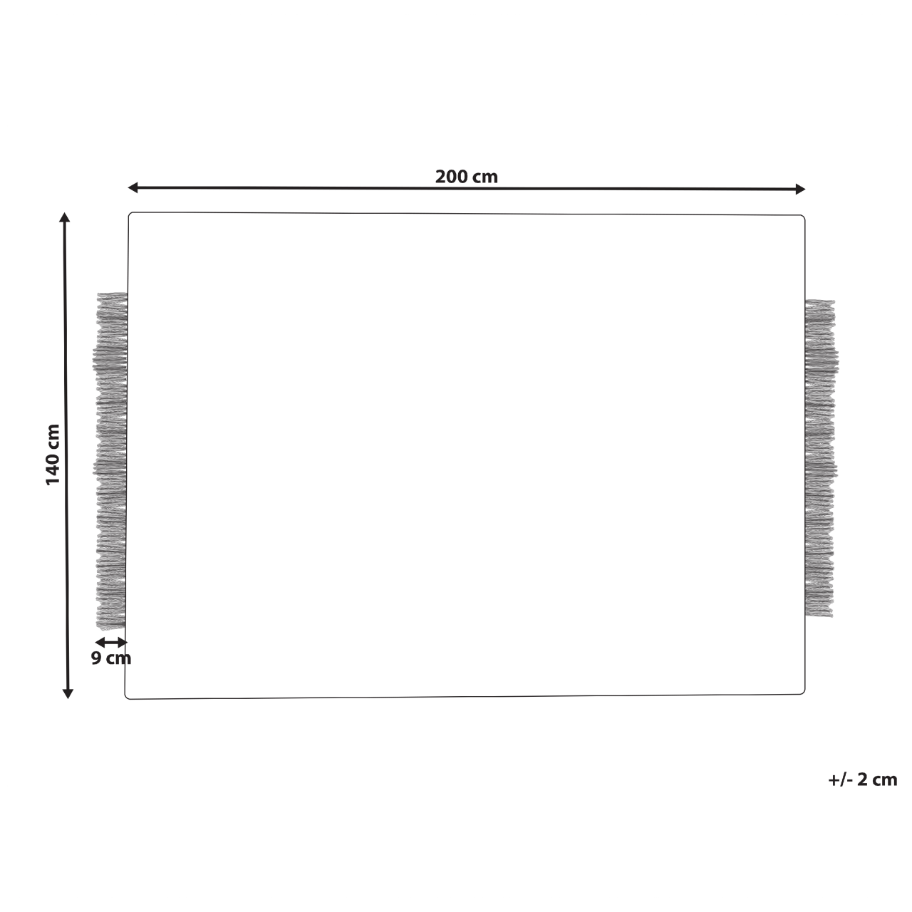KETENLI White 140 x 200 cm Wool [3]