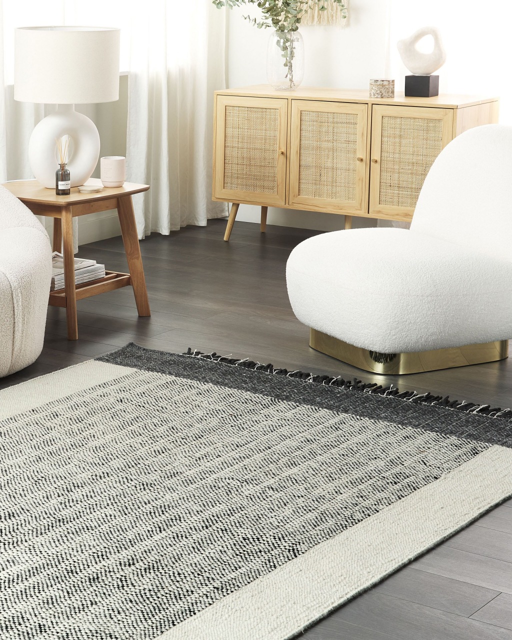 KETENLI carpet White 140 x 200 cm Wool [1]
