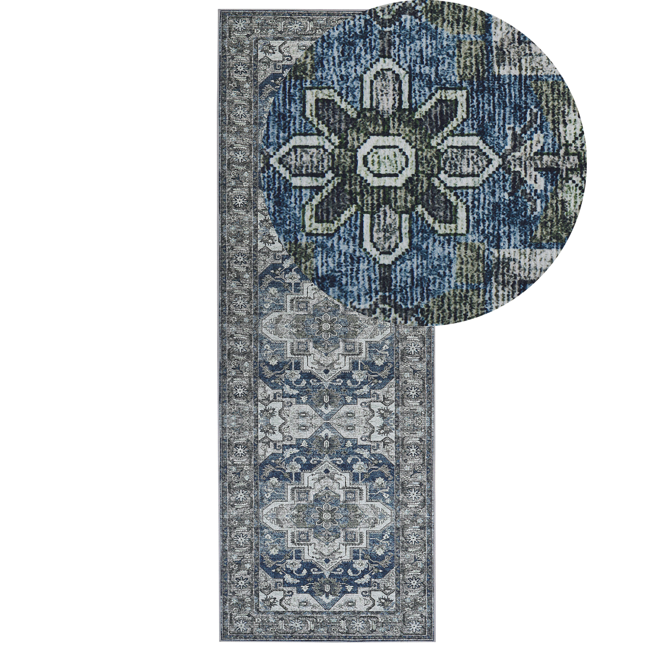 Covor KOTTAR Albastru 80 x 240 cm [2]