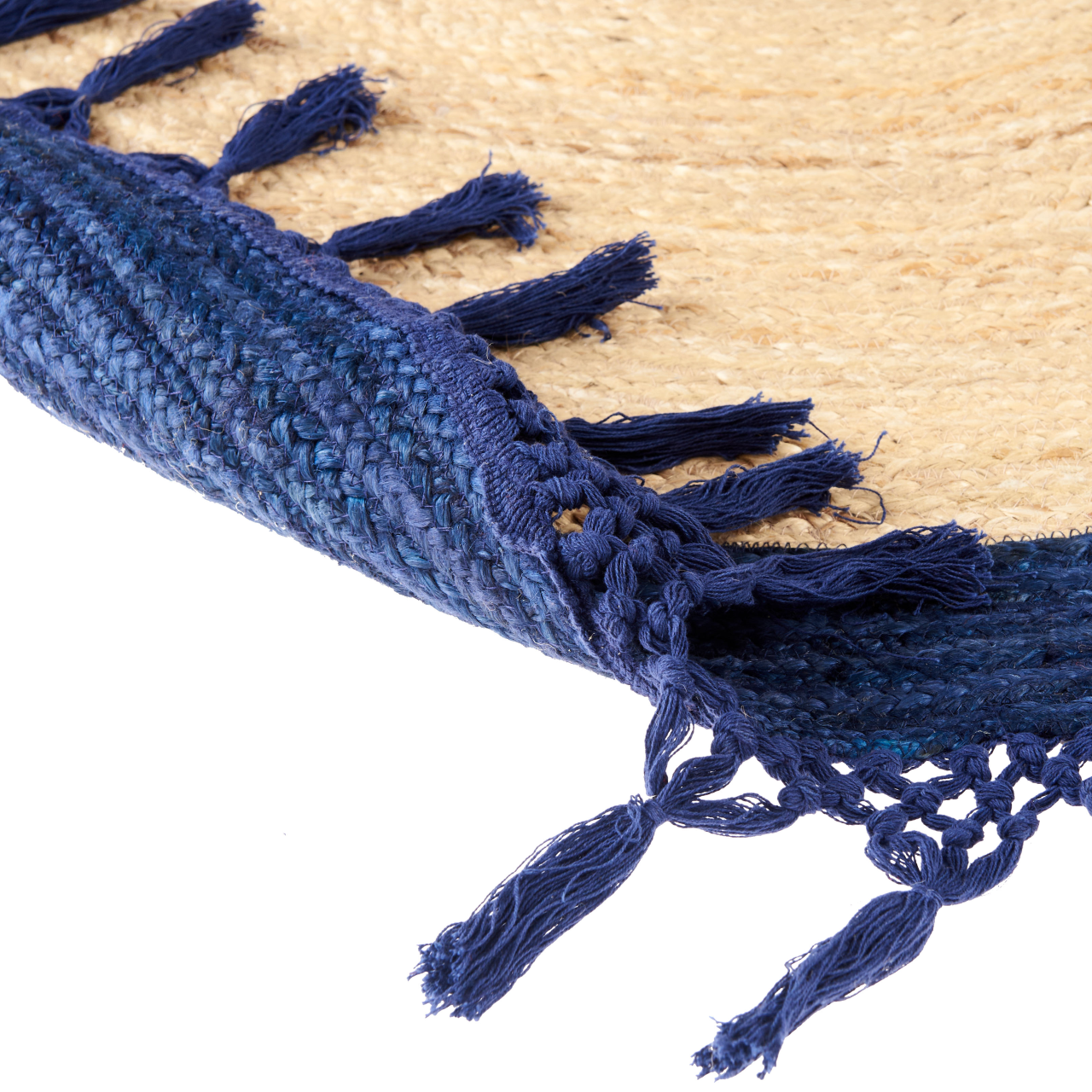 MARTS Rug Dark Blue ø 200 cm Jute [7]