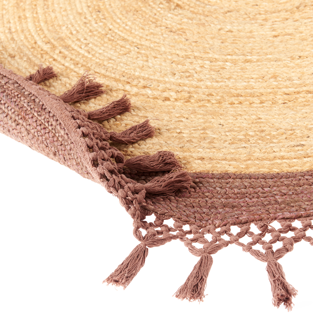 MARTS rug Brown ø 140 cm Jute [7]