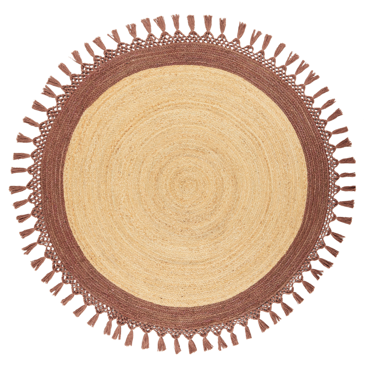 MARTS rug Brown ø 140 cm Jute [4]