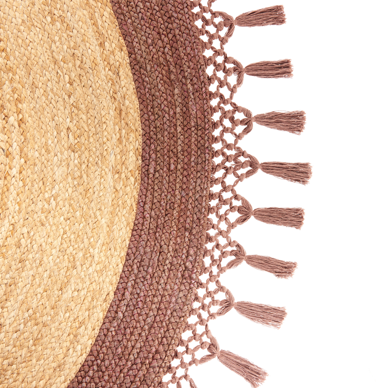 MARTS rug Brown ø 140 cm Jute [5]