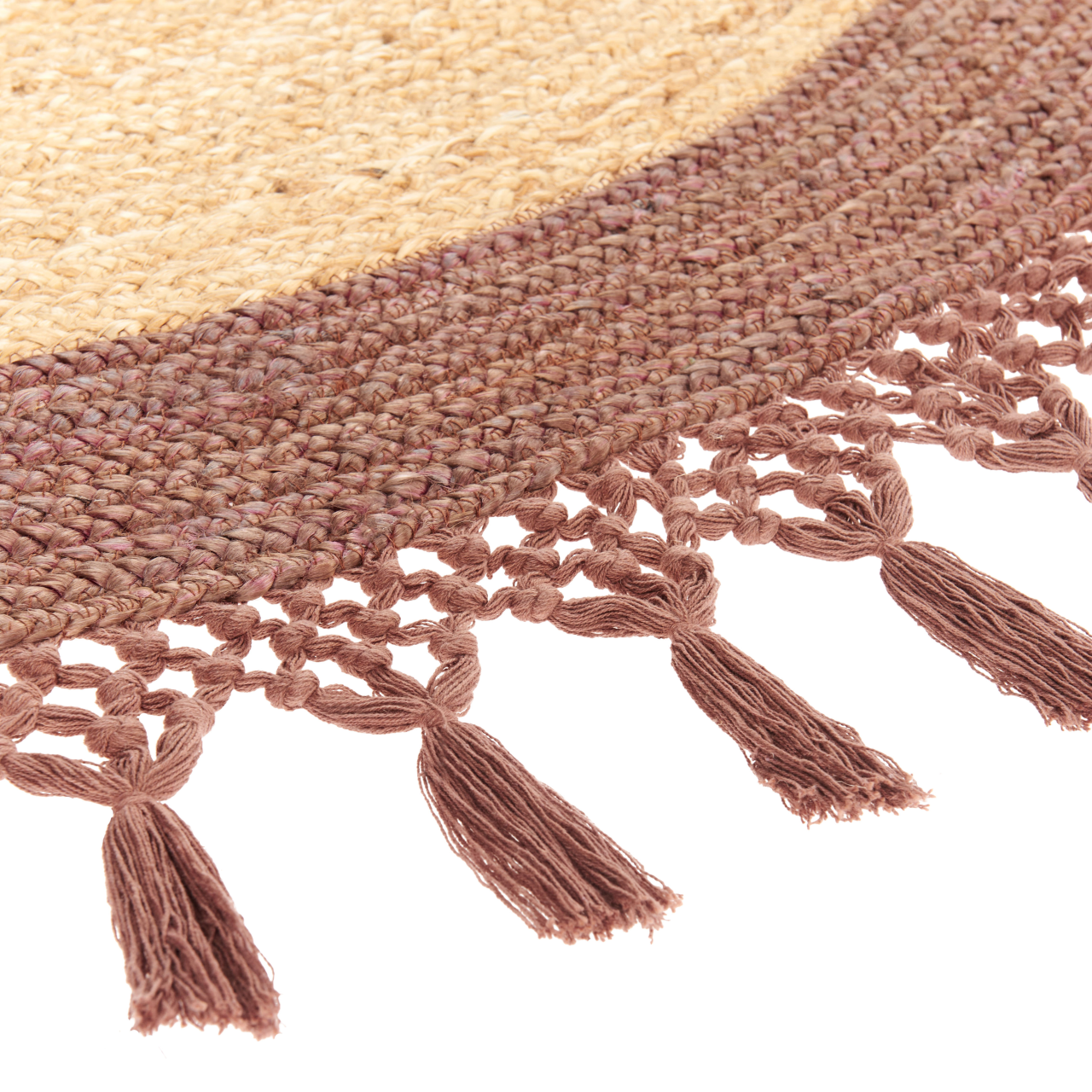 MARTS rug Brown ø 140 cm Jute [6]