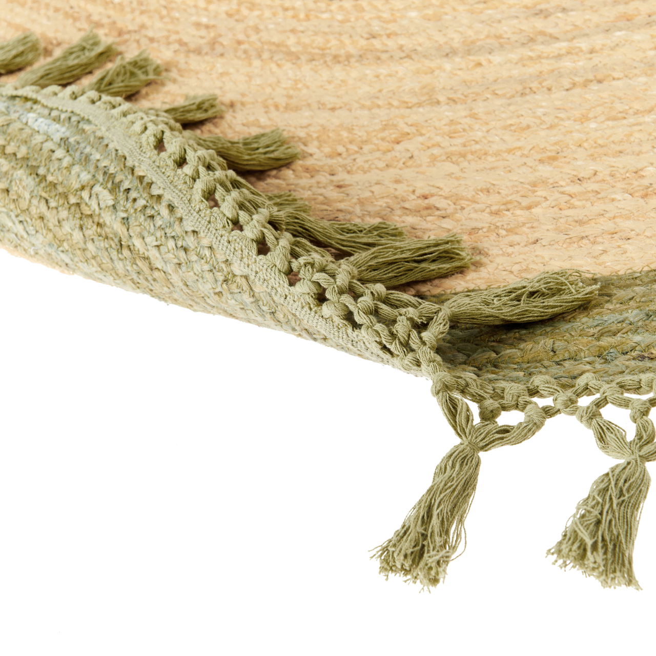 Covor MARTS Verde ø 200 cm Iută [7]