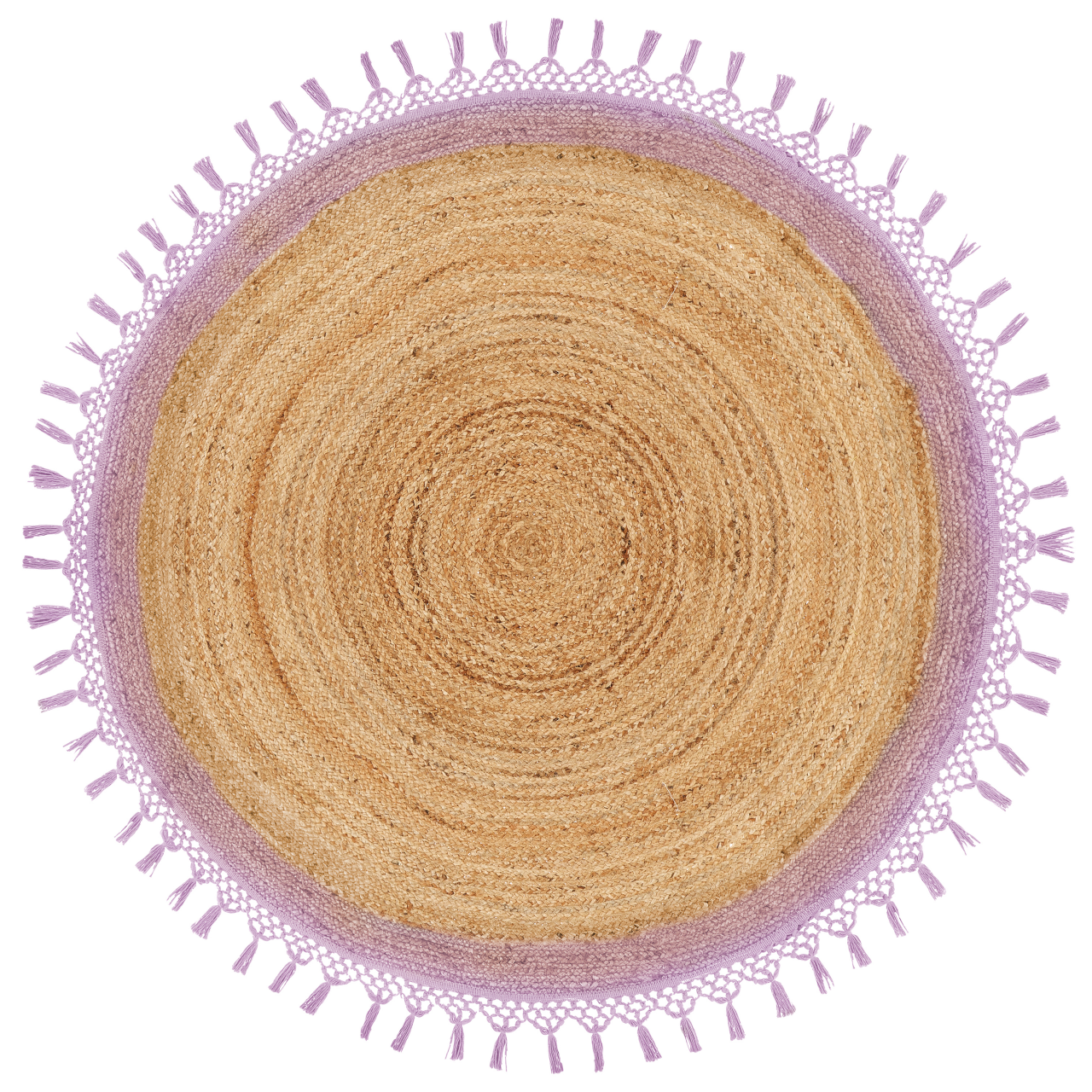 MARTS Rug Purple ø 140 cm Jute [4]
