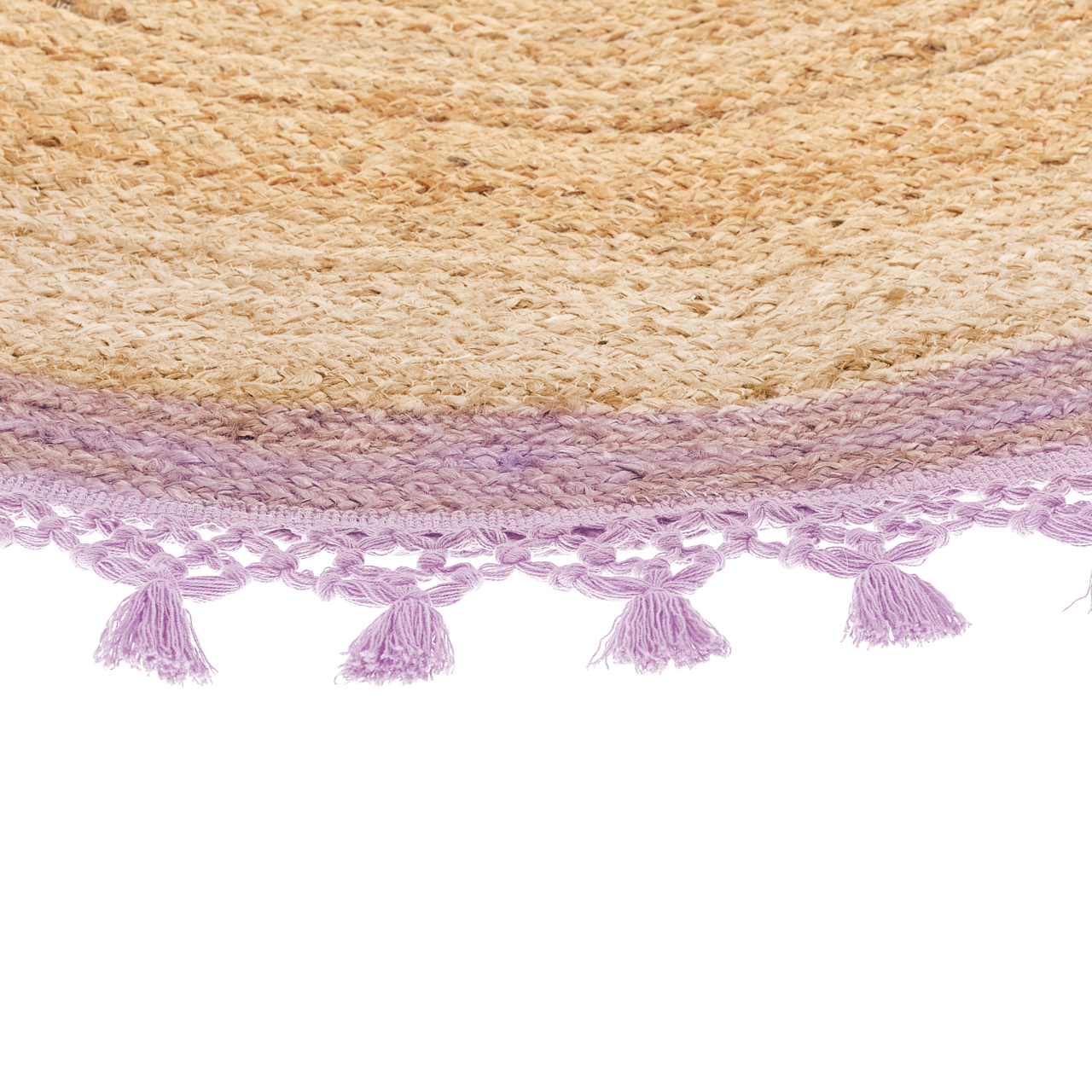 MARTS Rug Purple ø 140 cm Jute [7]