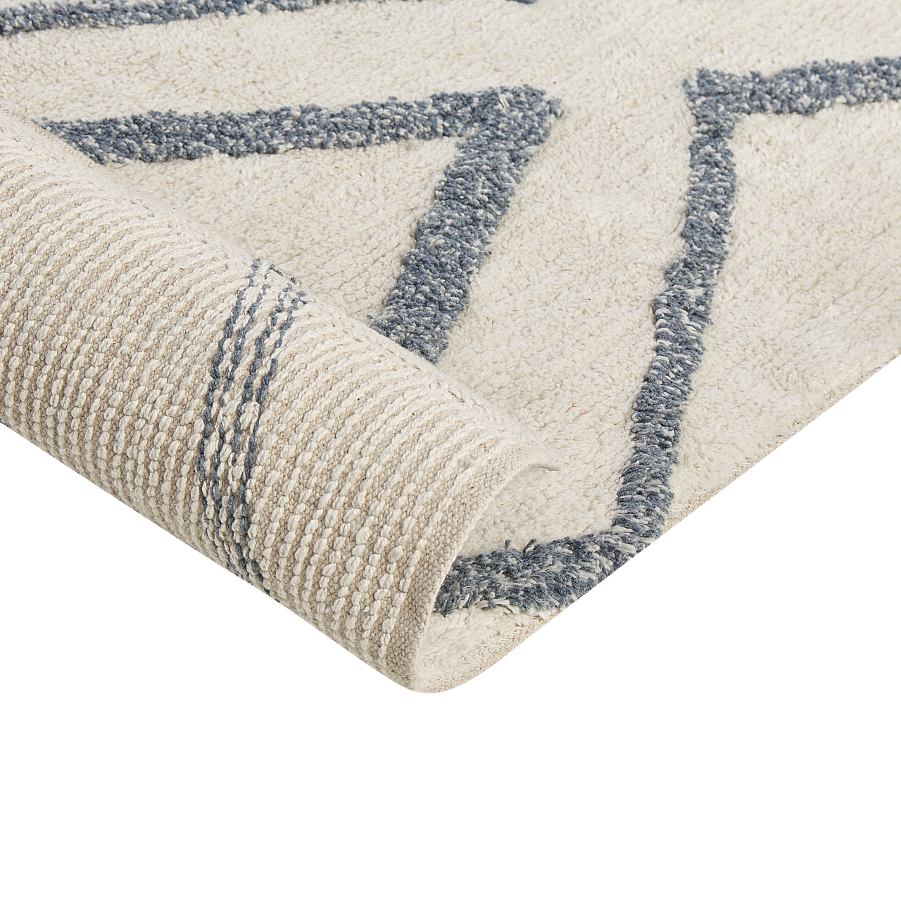 MENDERES rug Light blue 160 x 230 cm Cotton [5]