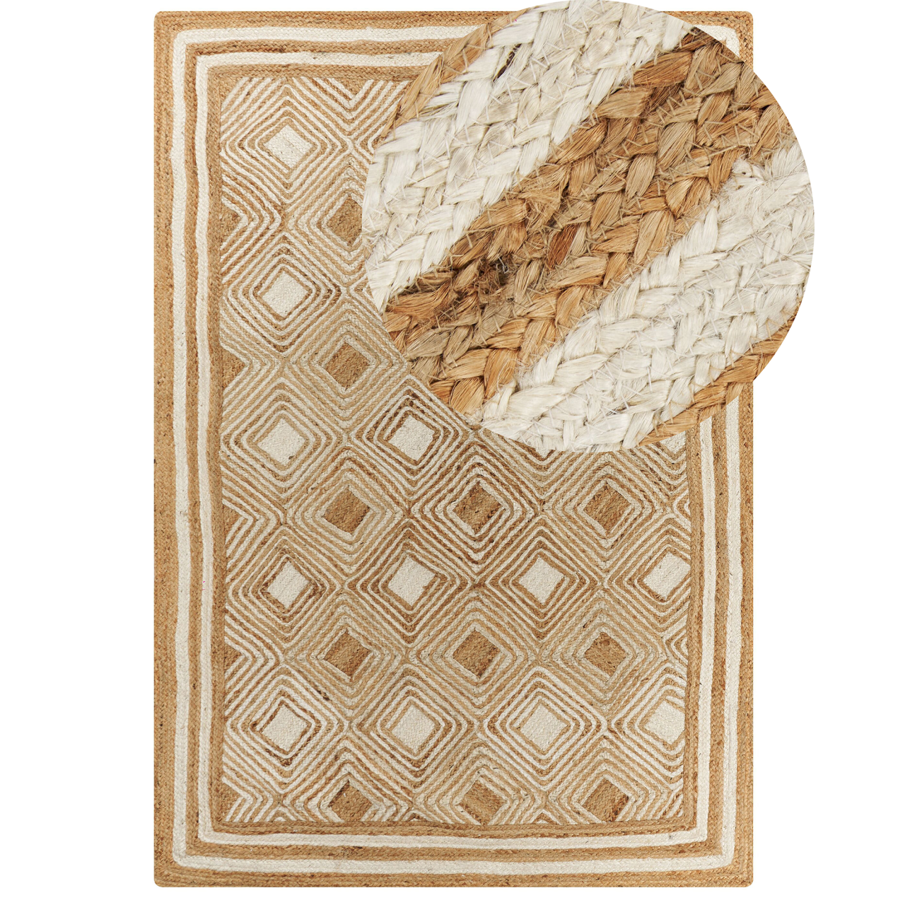 MENGEN carpet Beige 160 x 230 cm Jute [2]