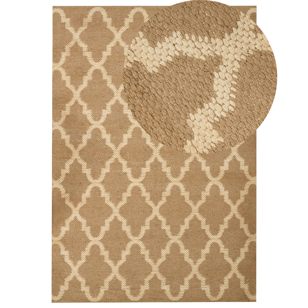 Carpet MERMER Beige 160 x 230 cm Jute [2]