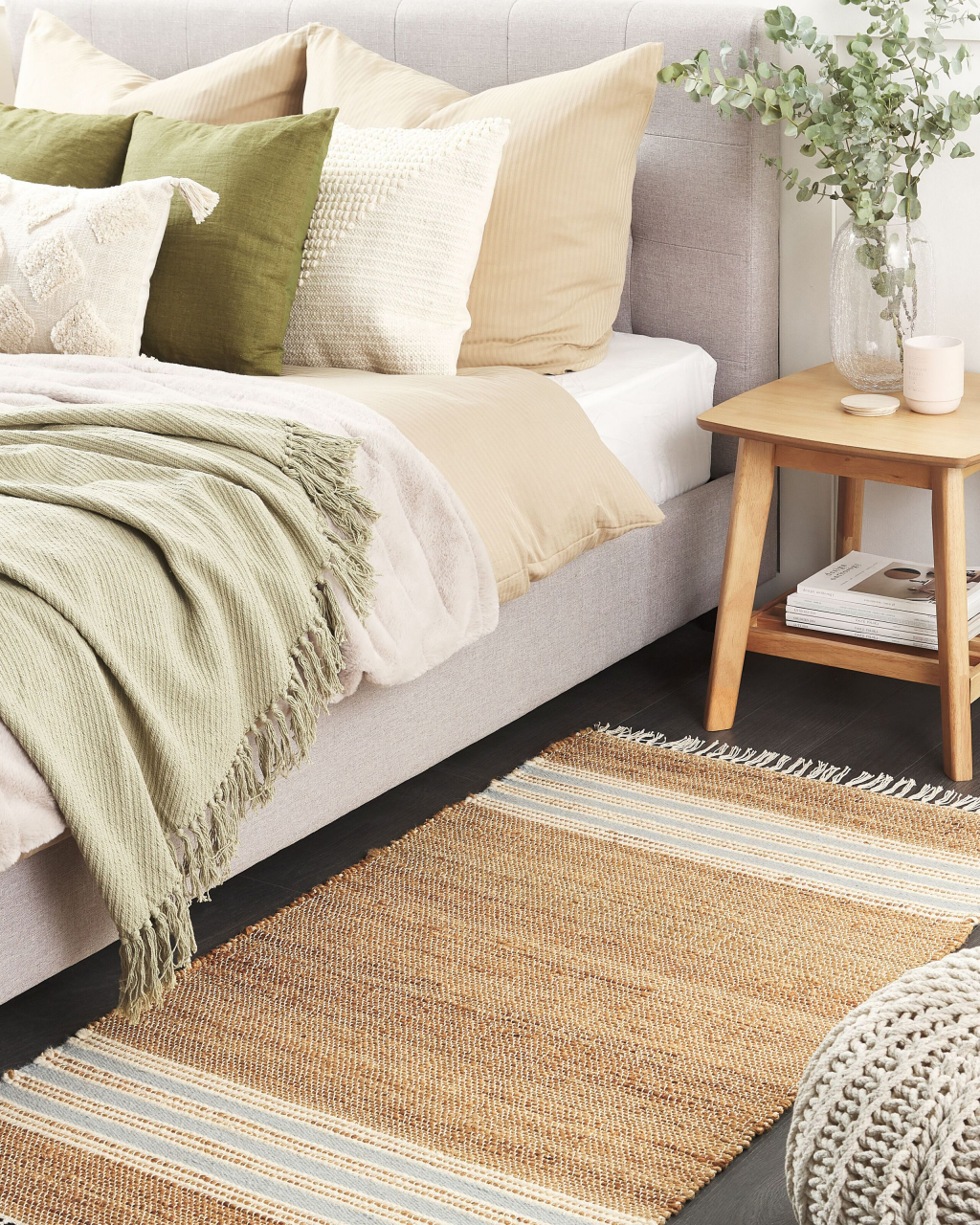 Covor MIRZA Albastru deschis 80 x 150 cm Iută [1]