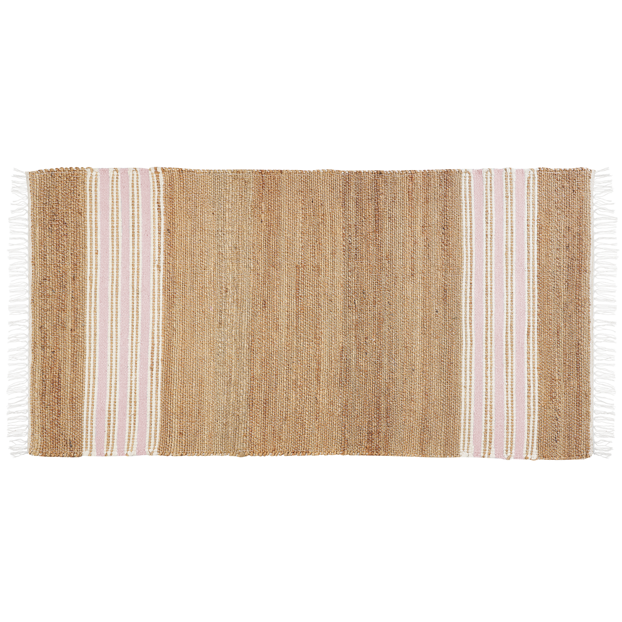 Mirza pastel pink 80 x 150 cm jute [4]