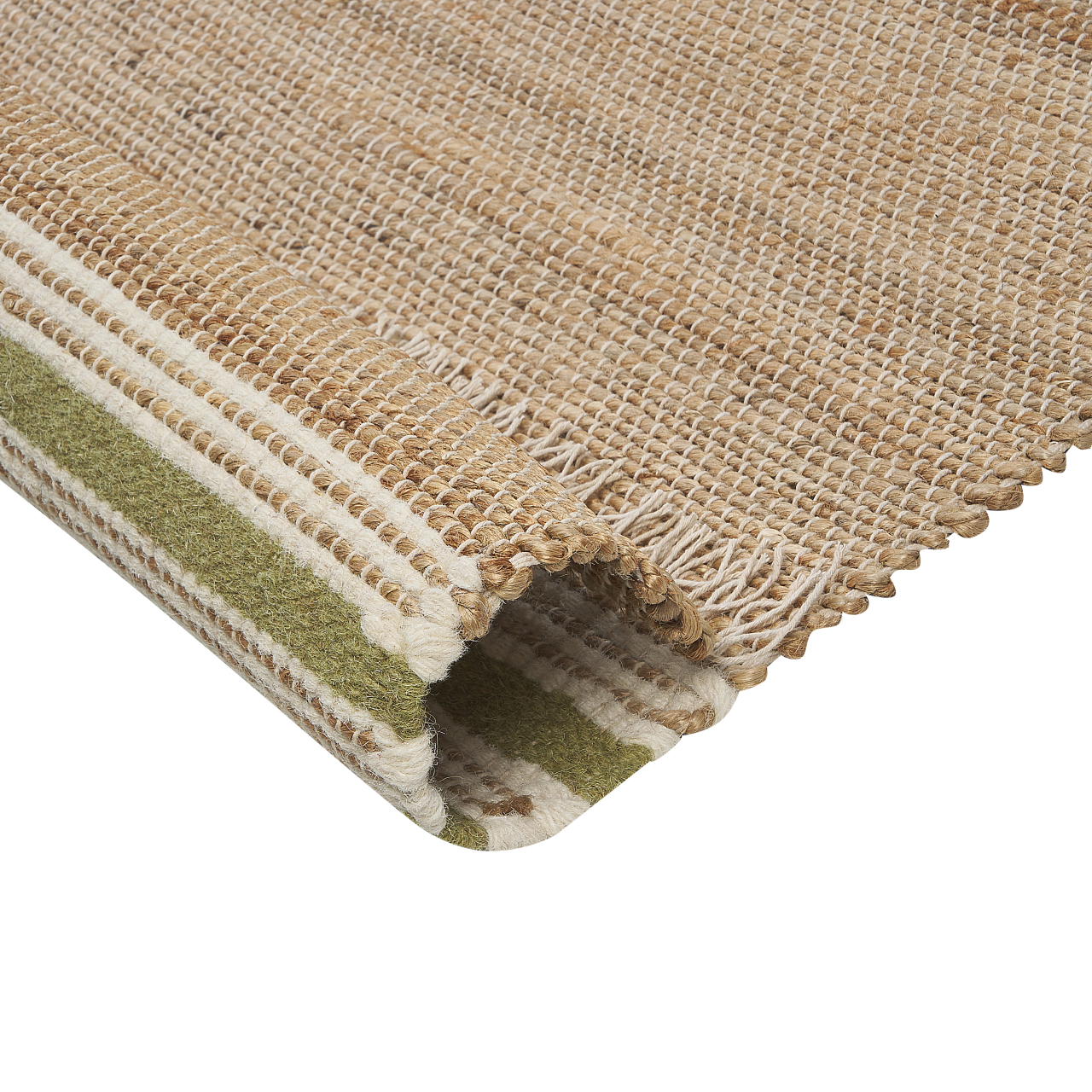 MIRZA rug Olive green 80 x 150 cm Jute [6]