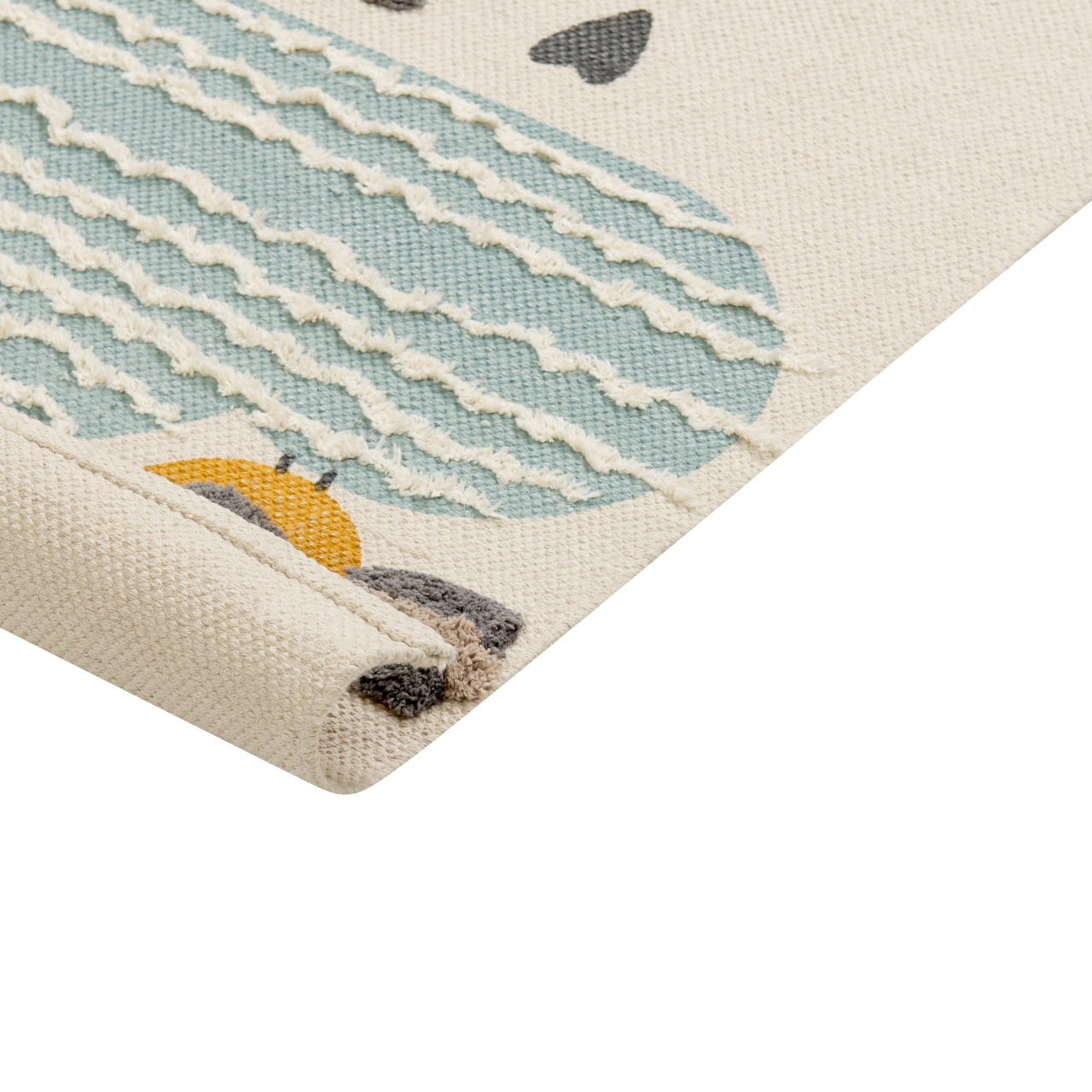 Children's carpet BLANG Beige 80 x 150 cm Cotton [5]