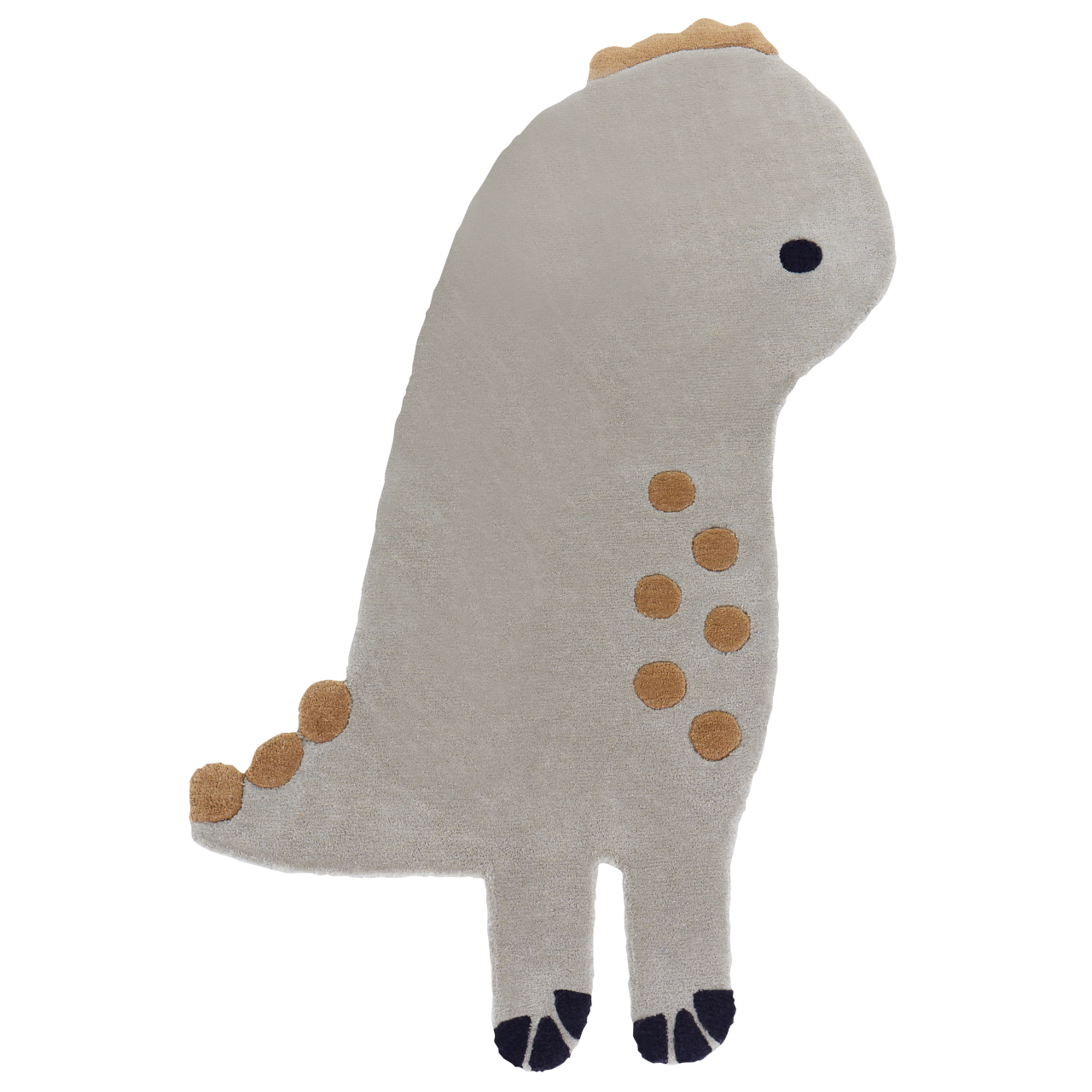 Covor pentru copii DINO Gri 100 x 160 cm Lână [2]