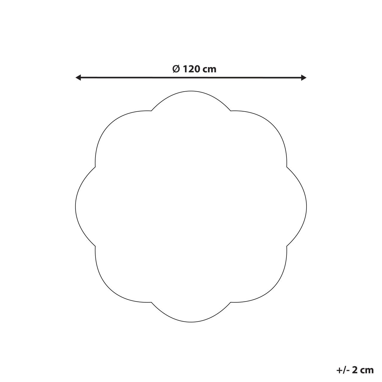 Covor pentru copii DUREVI Bej deschis ø 120 cm Bumbac [3]
