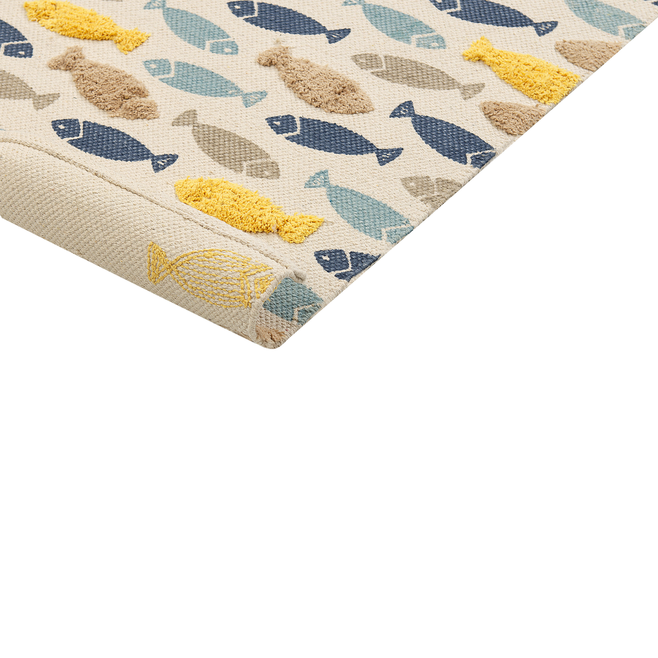 Covor pentru copii IPUH Multicolor 80 x 150 cm Bumbac [6]